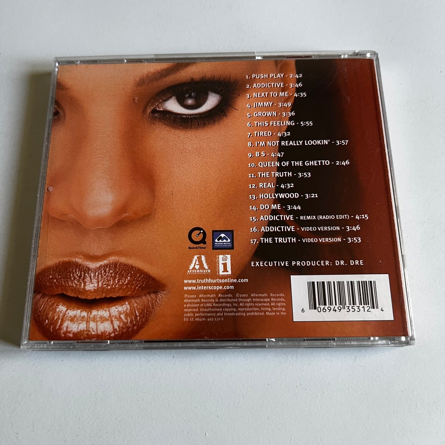 CD - Truth Hurts - Truthfully Speaking - 2002