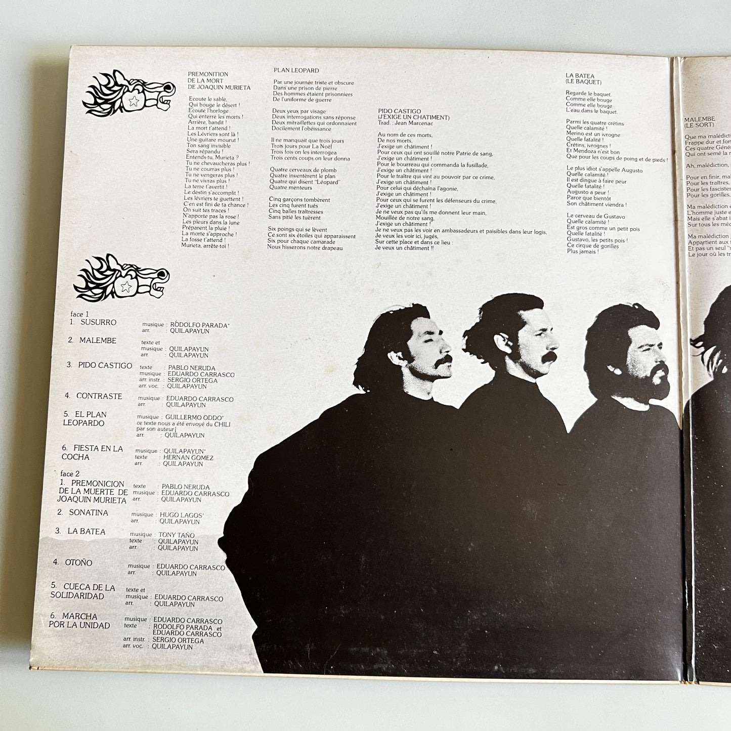 Quilapayún - En Avant! Adelante! - LP 1975