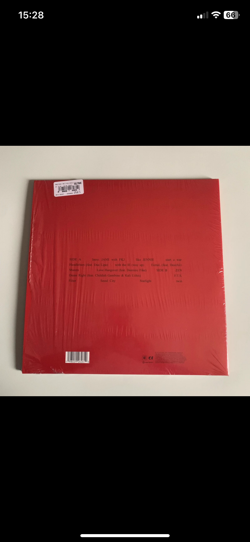 Jennie - Ruby - Exclusive Translucent Red Vinyl - LP 2025 Occasion