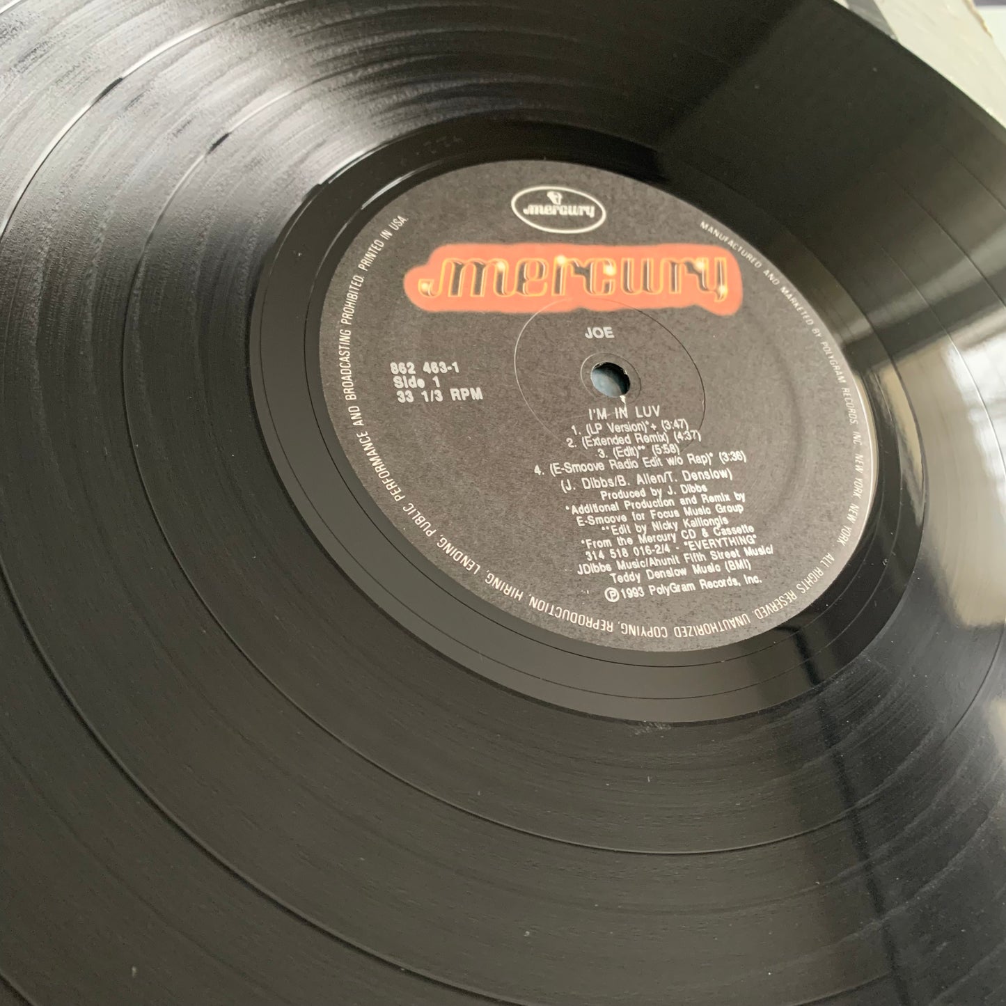 Joe - I'm In Luv - Single 1993