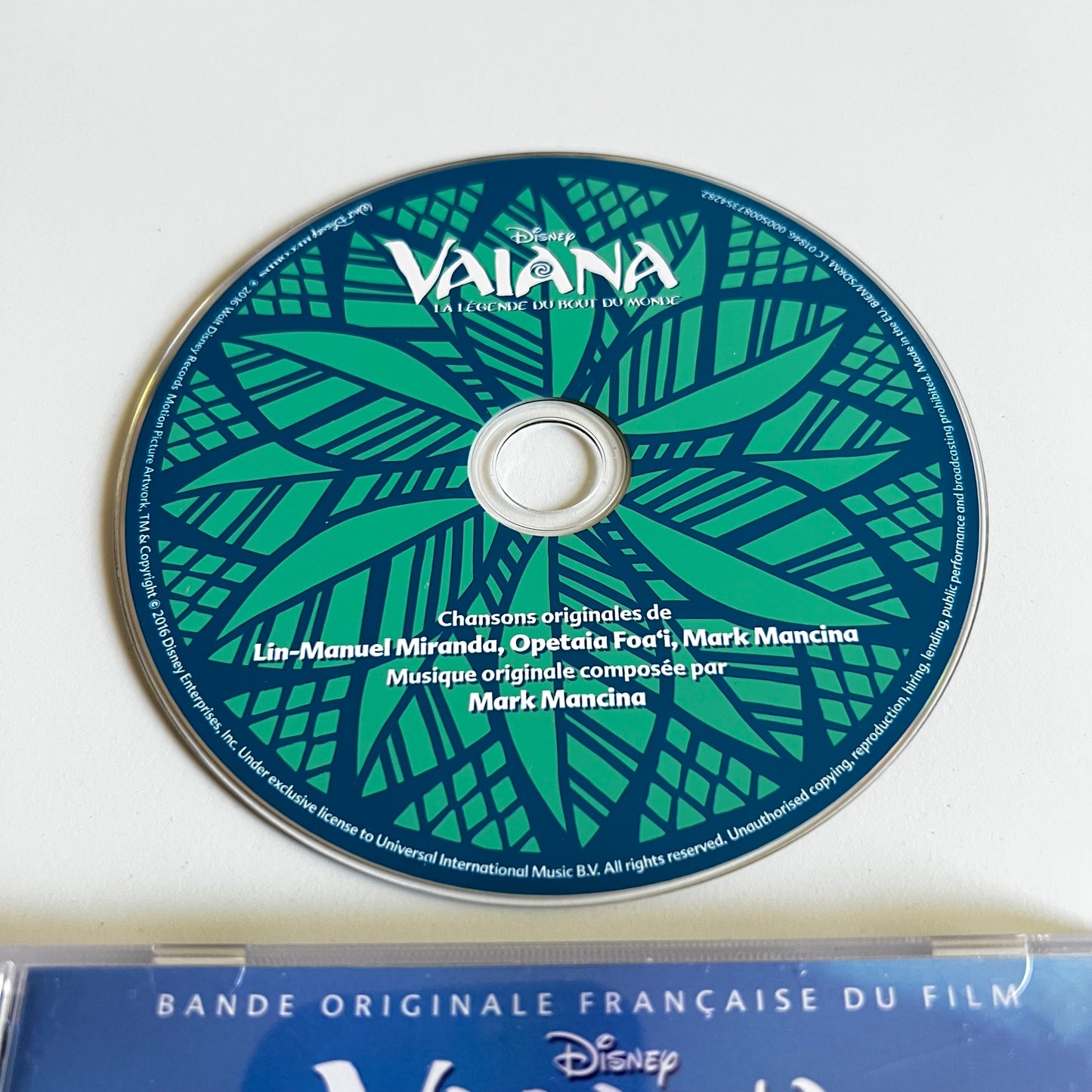 CD - Disney - Vaiana La Légende Du Bout Du Monde - 2016