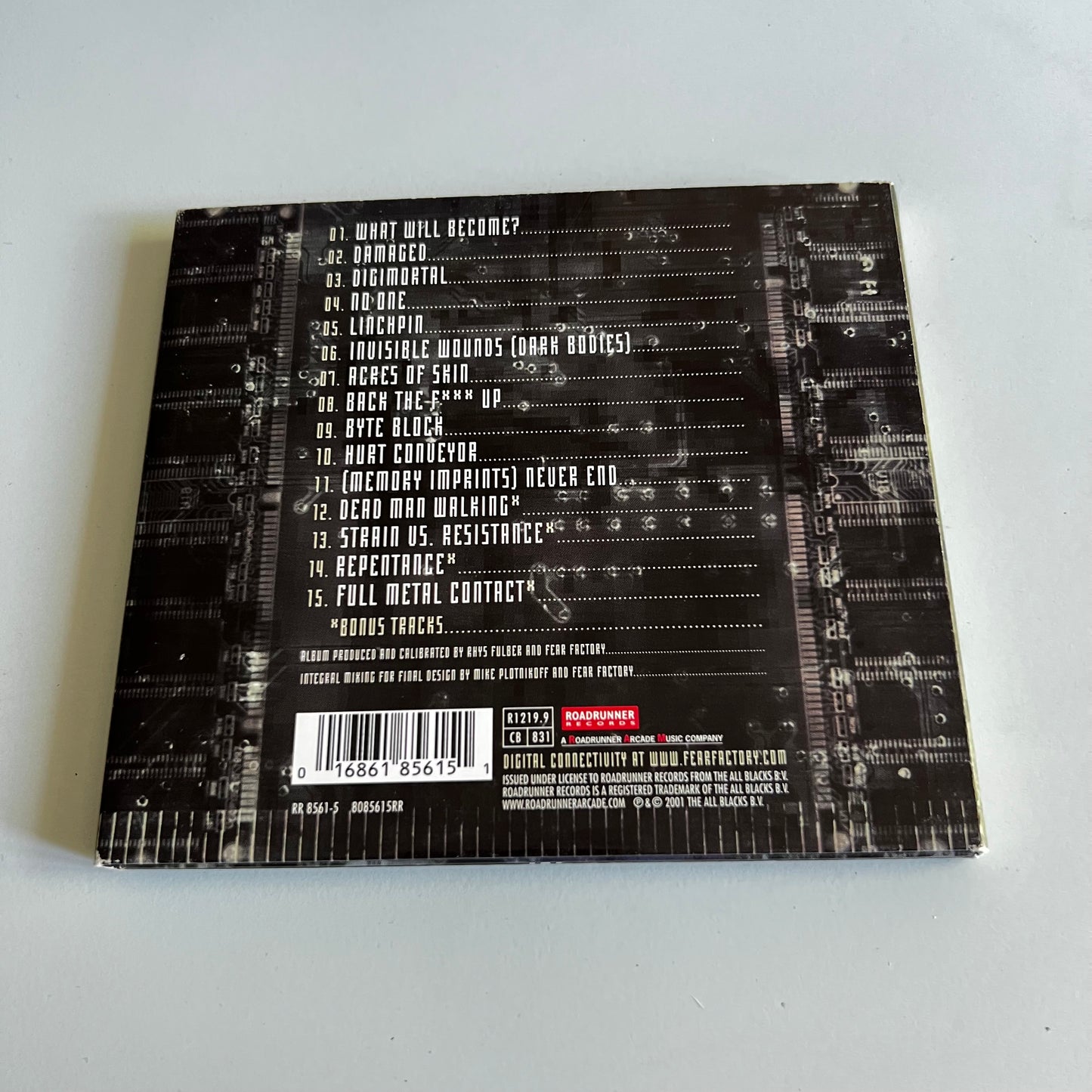 CD - Fear Factory - Digimortal - 2001
