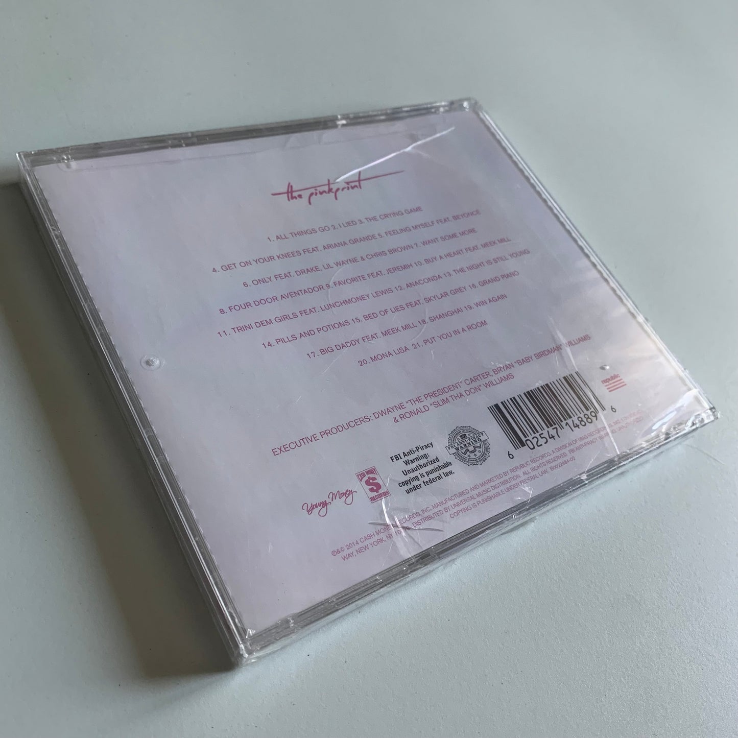CD - Nicki Minaj - The Pinkprint - 2014