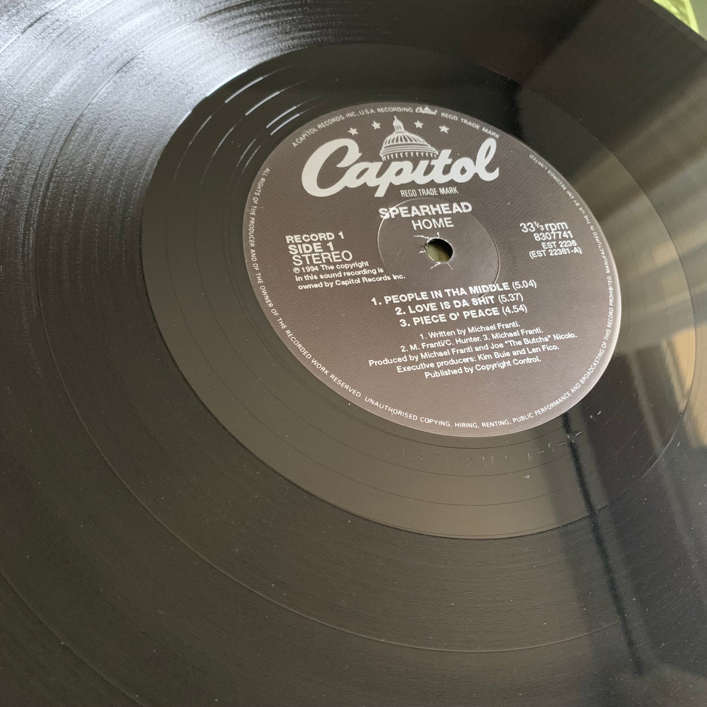 Spearhead - Home - Double LP 1994