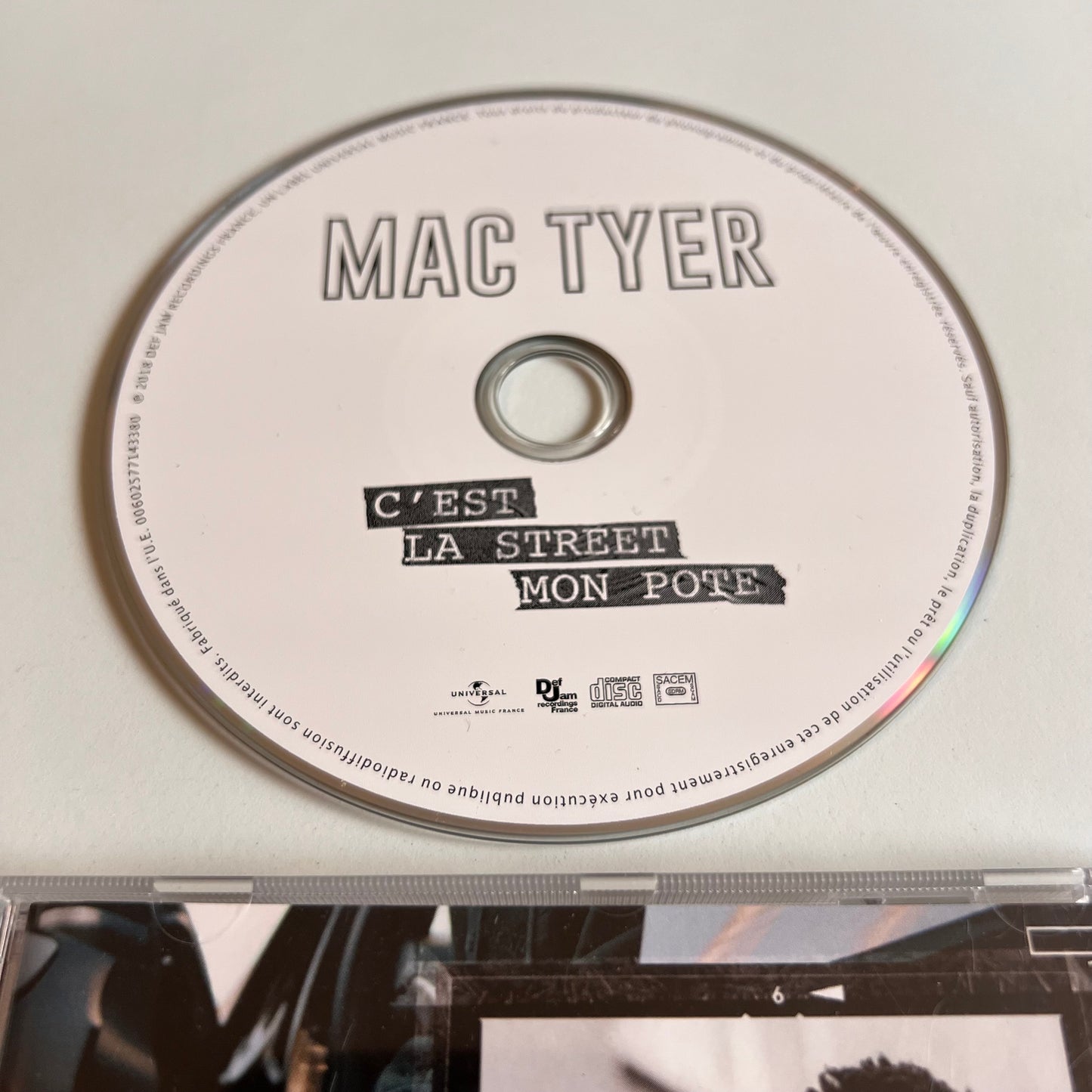 CD - Mac Tyer - C'est La Street Mon Pote - 2018