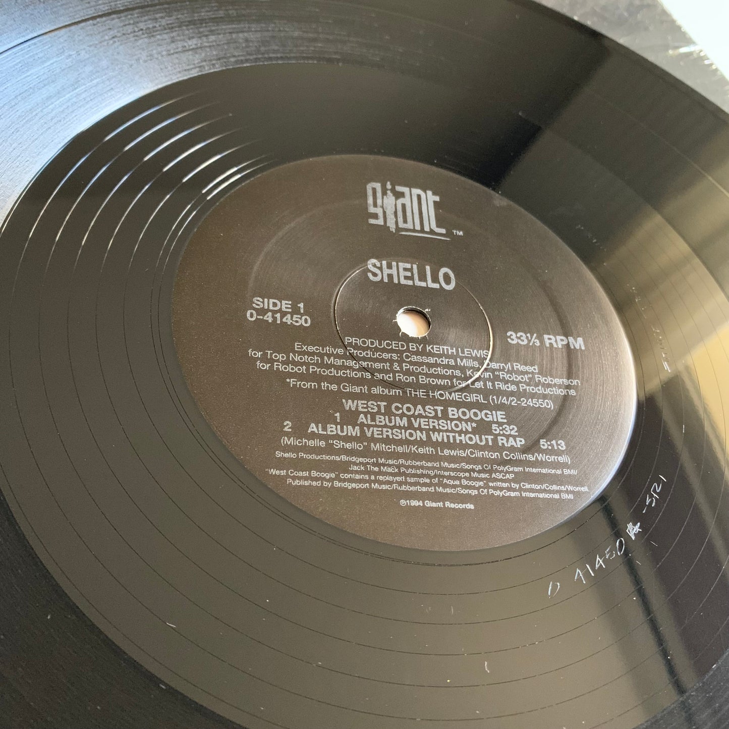 Shello - West Coast Boogie - Single 1994