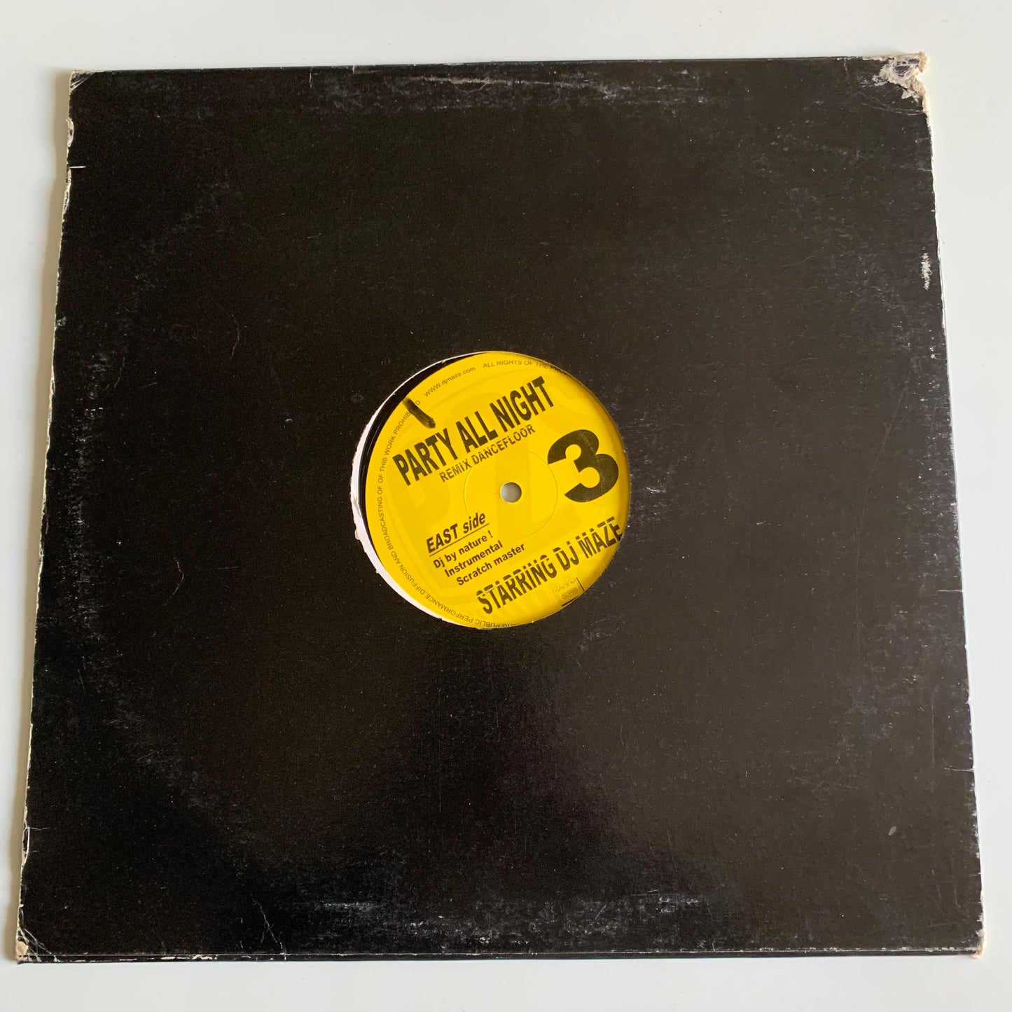 DJ Maze - Party All Night Vol.3 - 12” Occasion