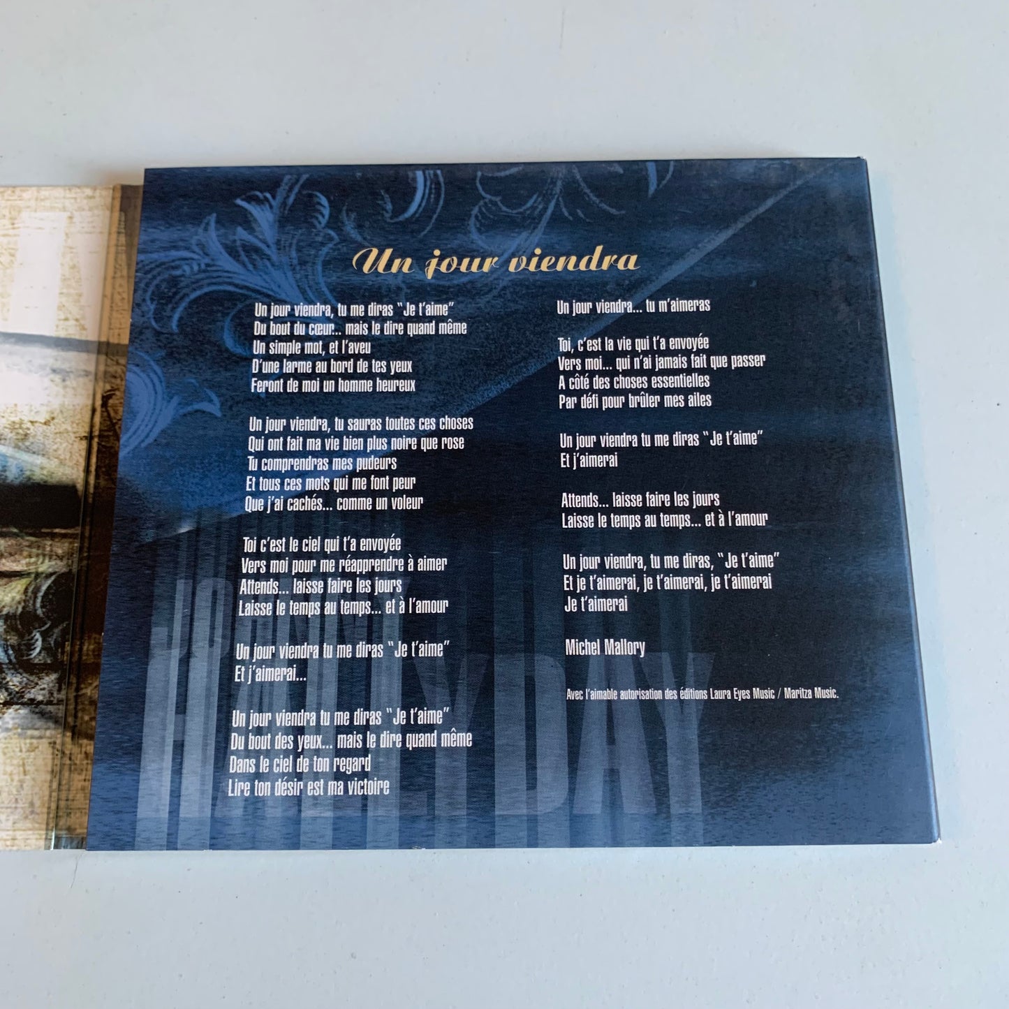CD - Johnny Hallyday - Un Jour Viendra - Single 1999 Occasion