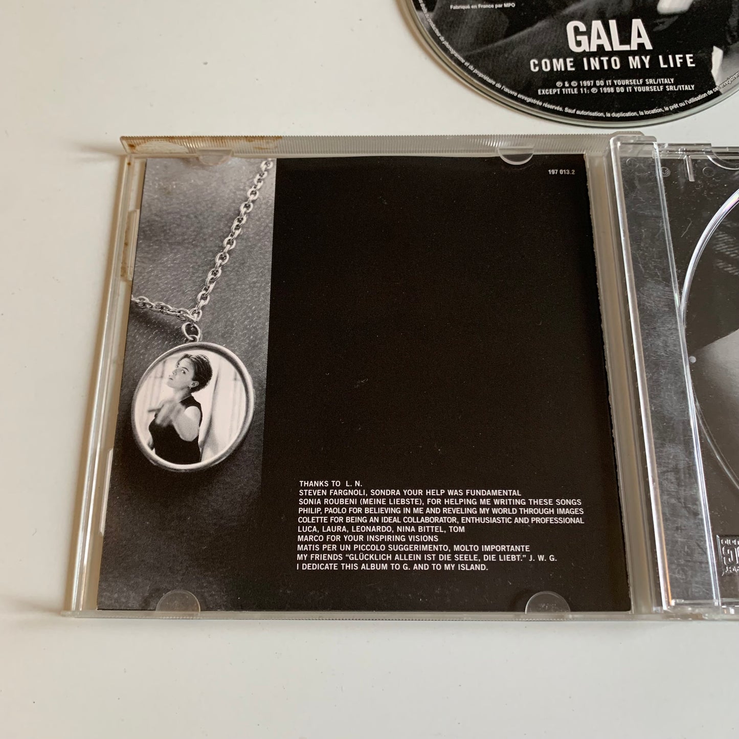 CD - Gala - Come Into My Life - 1998 Occasion
