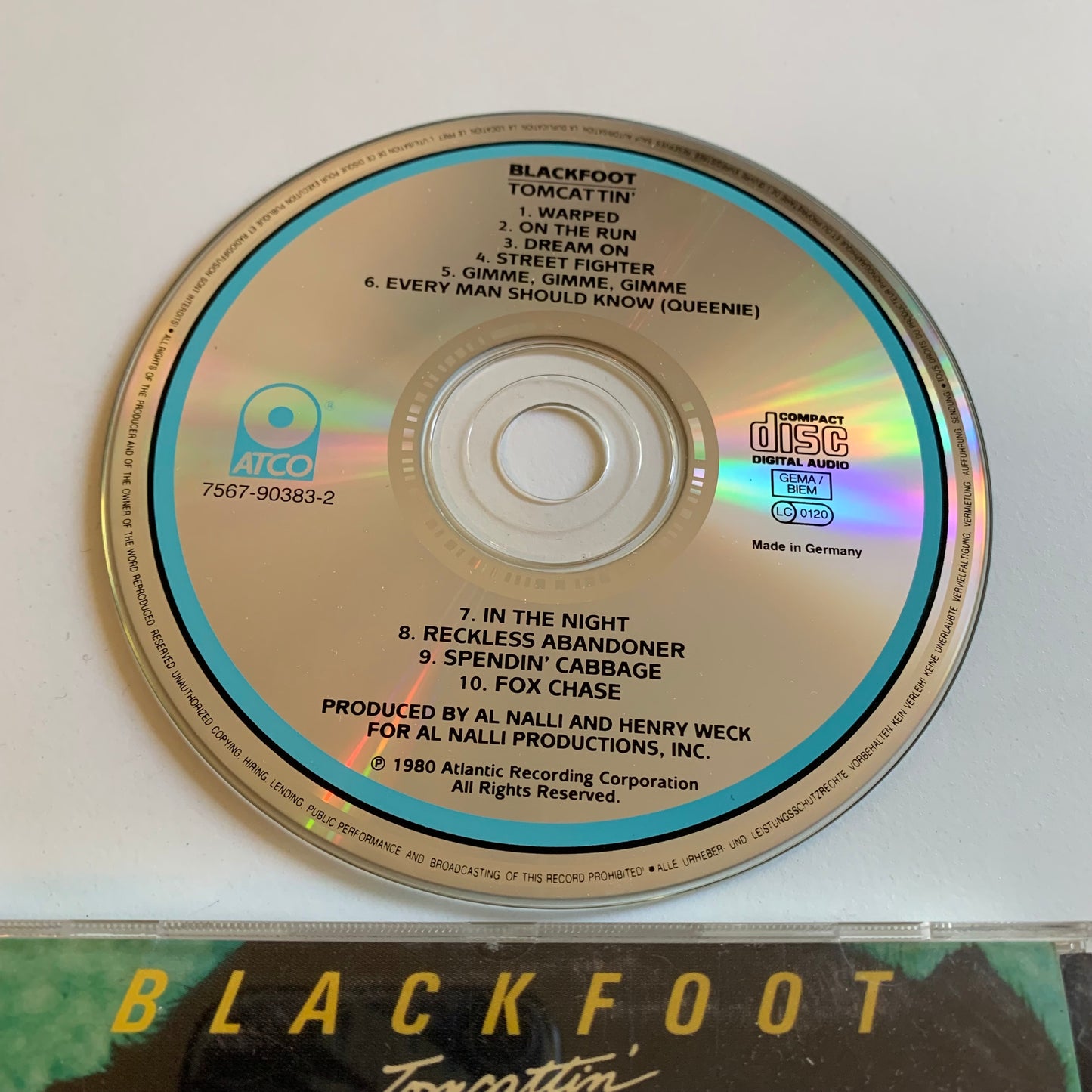 CD - Blackfoot - Tomcattin’ - Occasion