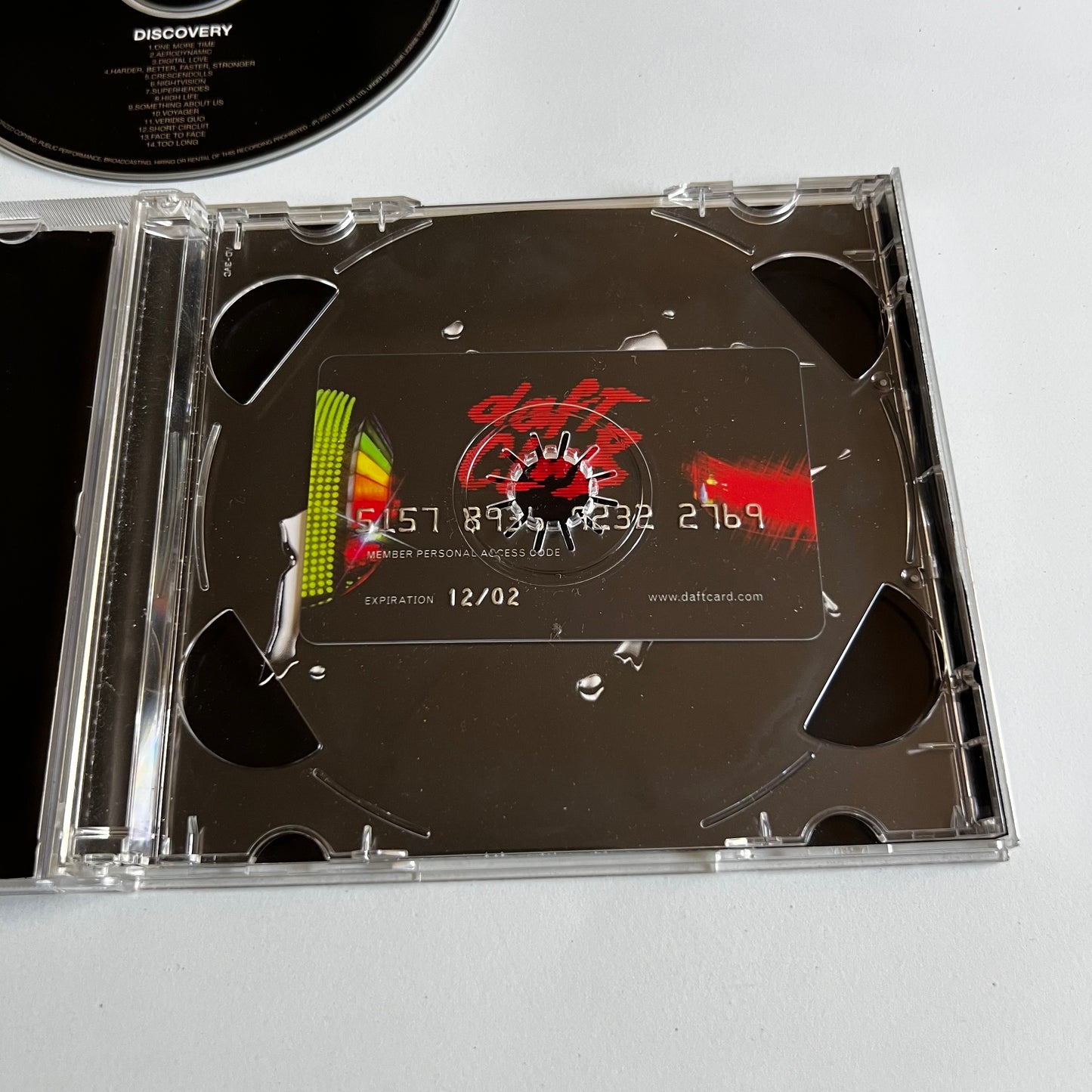 CD - Daft Punk - Discovery - Carte Club 2001