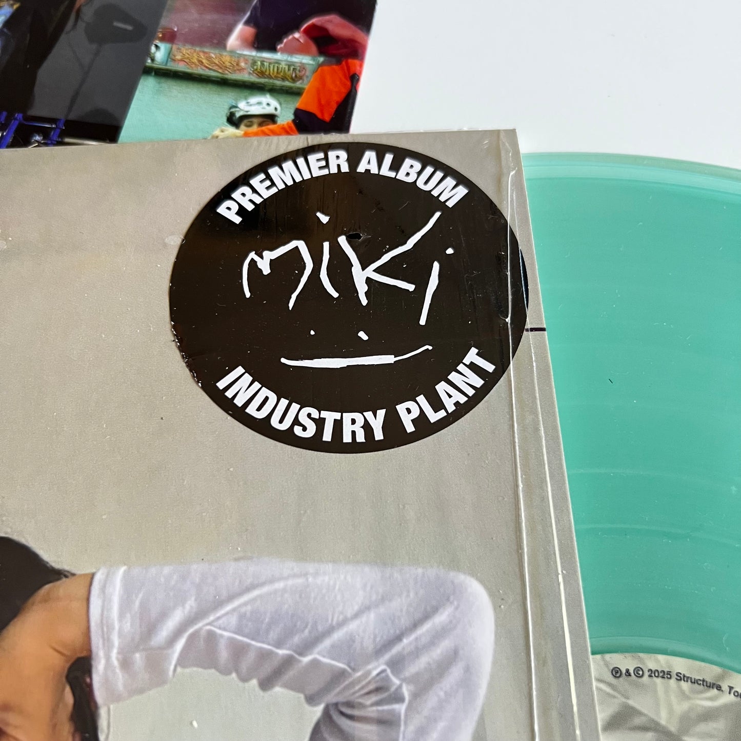 Miki - Industry Plant - LP Dédicacé Signed Bleu Blue 2025