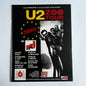 Affiche Originale Concert U2 Zoo Tour 1993 - Page de Magazine 30x23cm