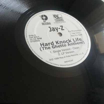 Jay-Z - Hard Knock Life (The Ghetto Anthem) - Single Promo 1998