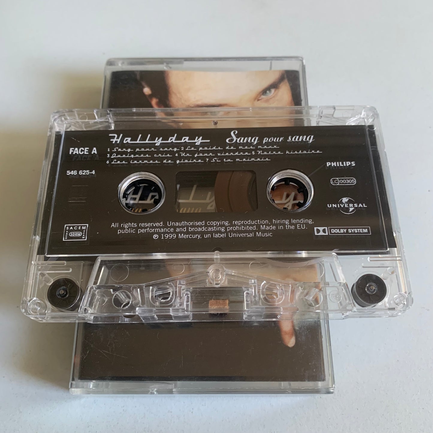 Johnny Hallyday - Sang Pour Sang - 1999 Occasion