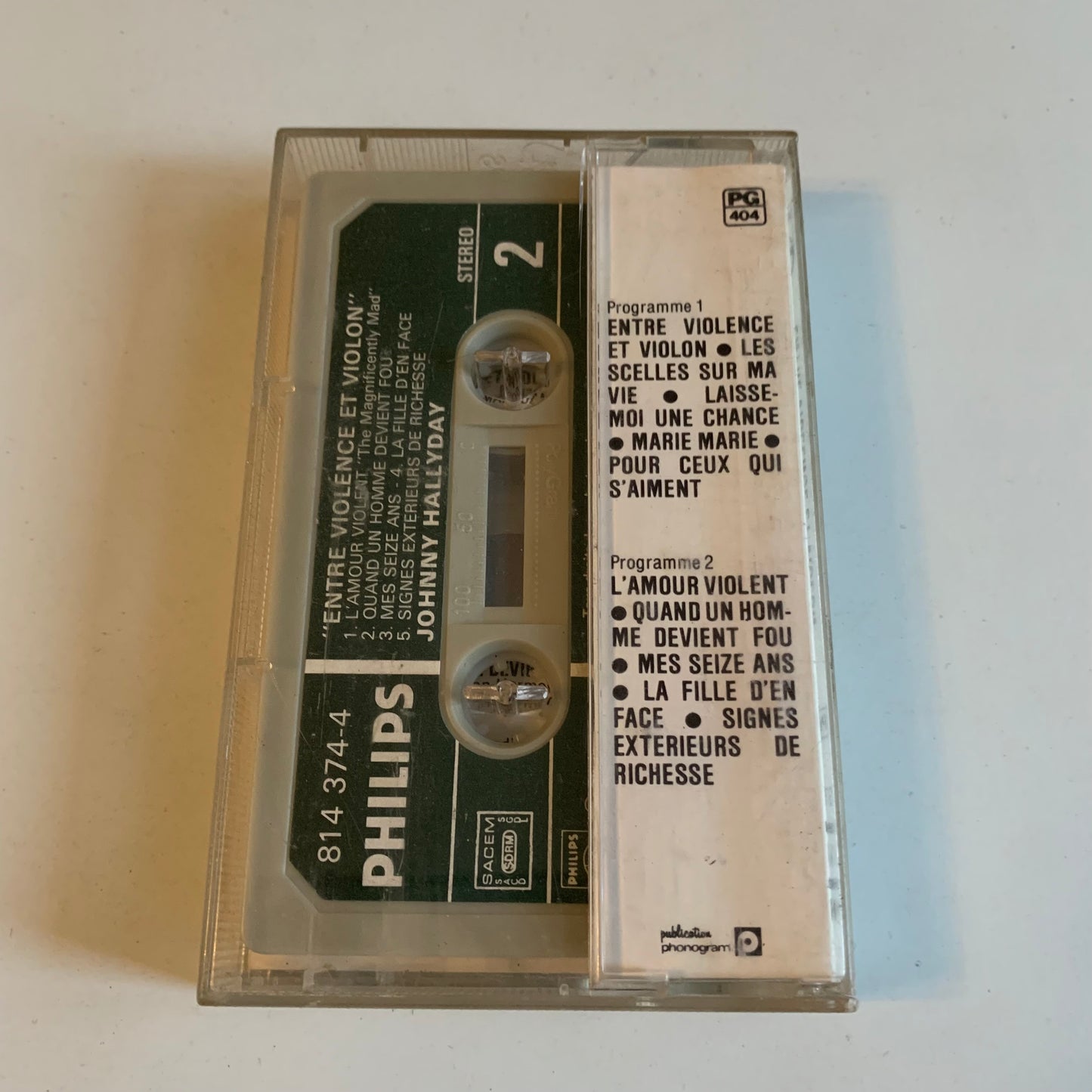 Johnny Hallyday - Entre Violence Et Violon - 1983 Occasion