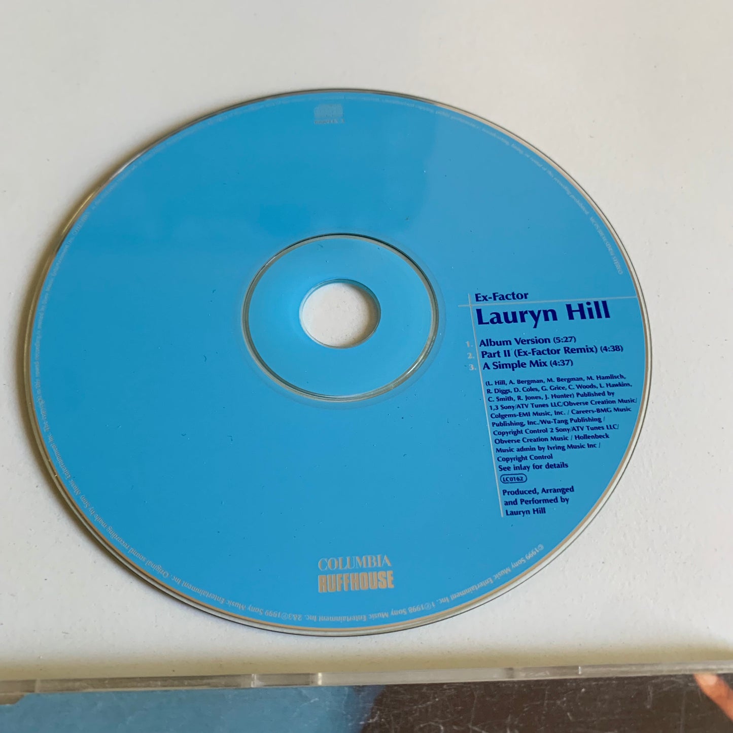 CD - Lauryn Hill - Ex-Factor - Single 1999 Occasion