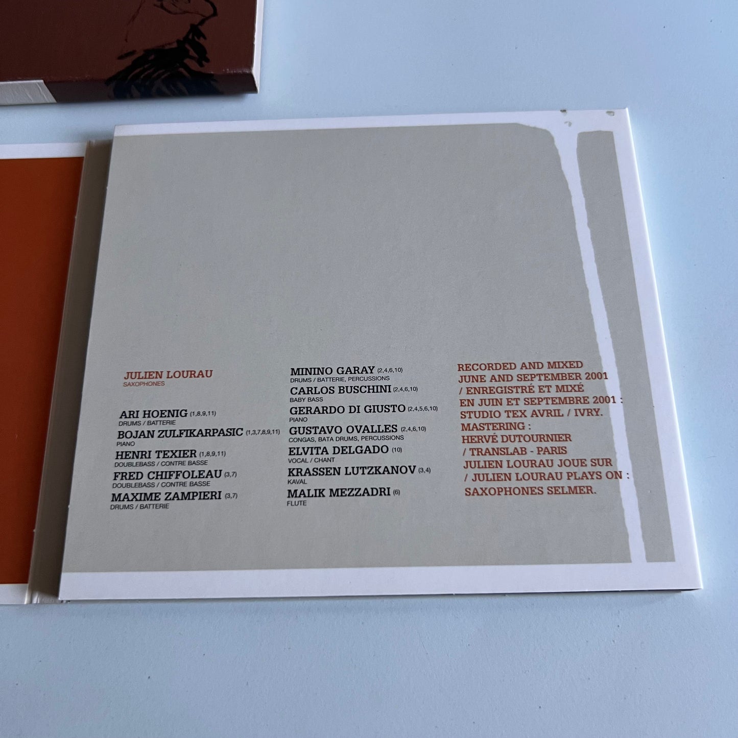CD - Julien Lourau - The Rise - 2001