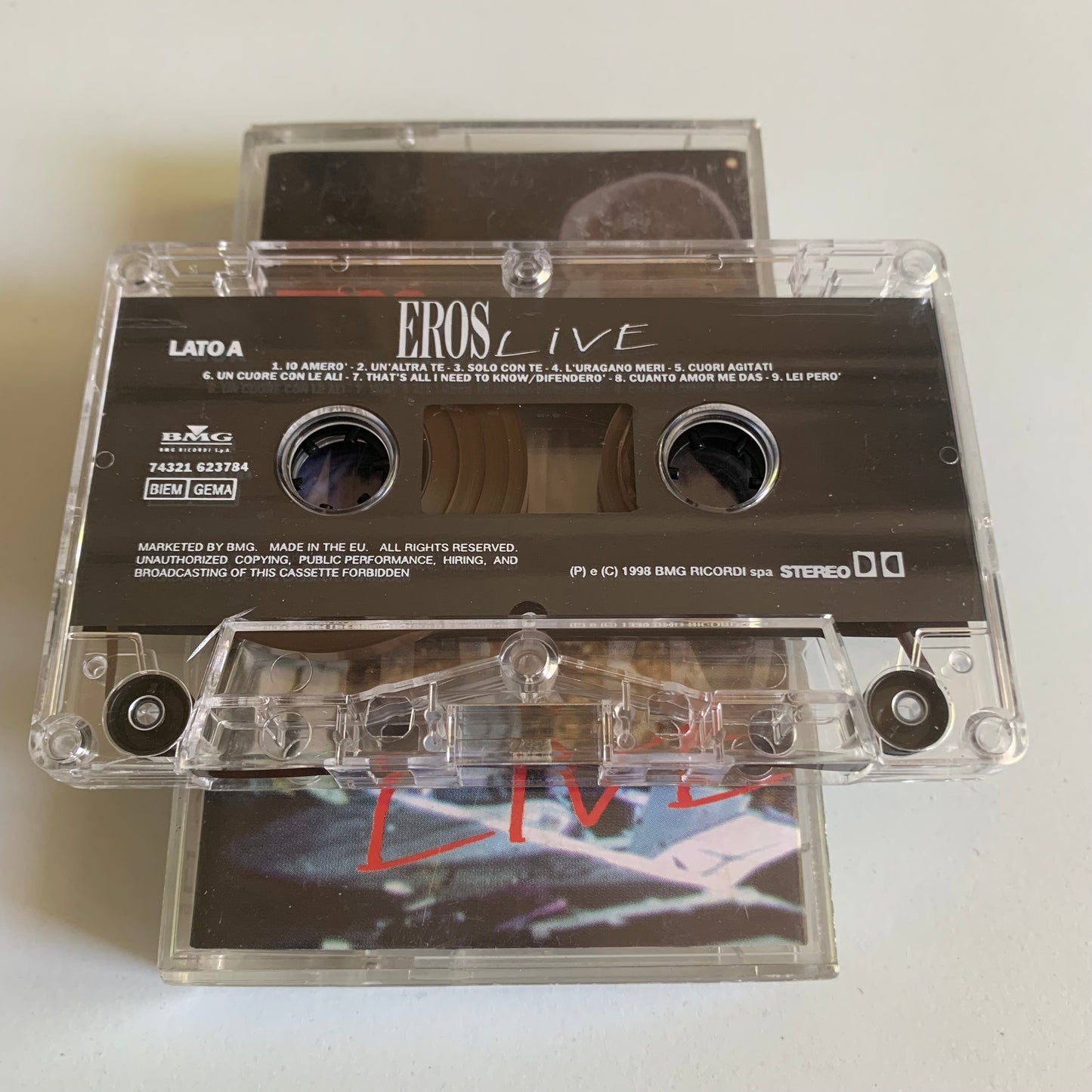 Eros Ramazzotti - Eros Live - 1998 Occasion