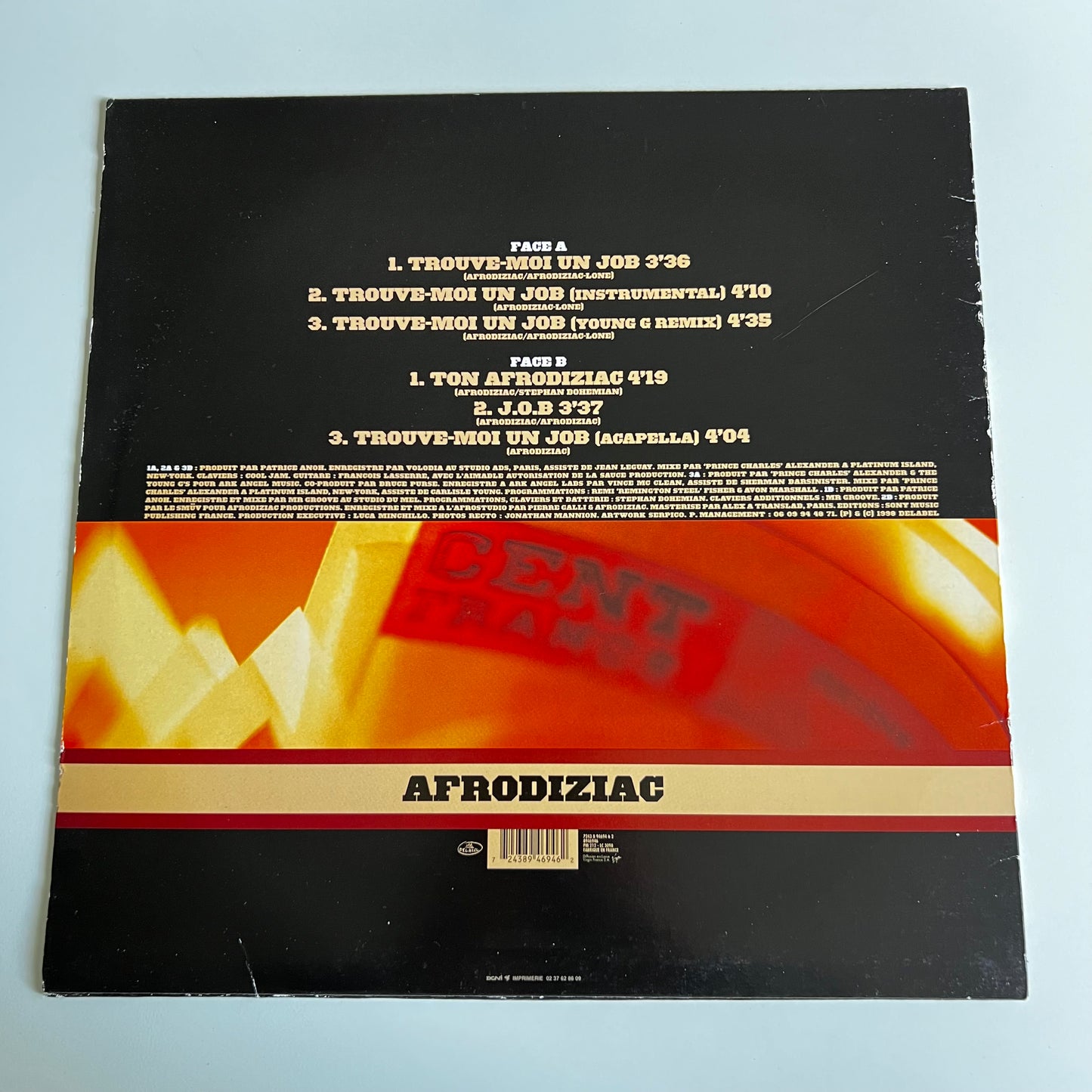 Afrodiziac - Trouve-Moi Un Job - Single 1998