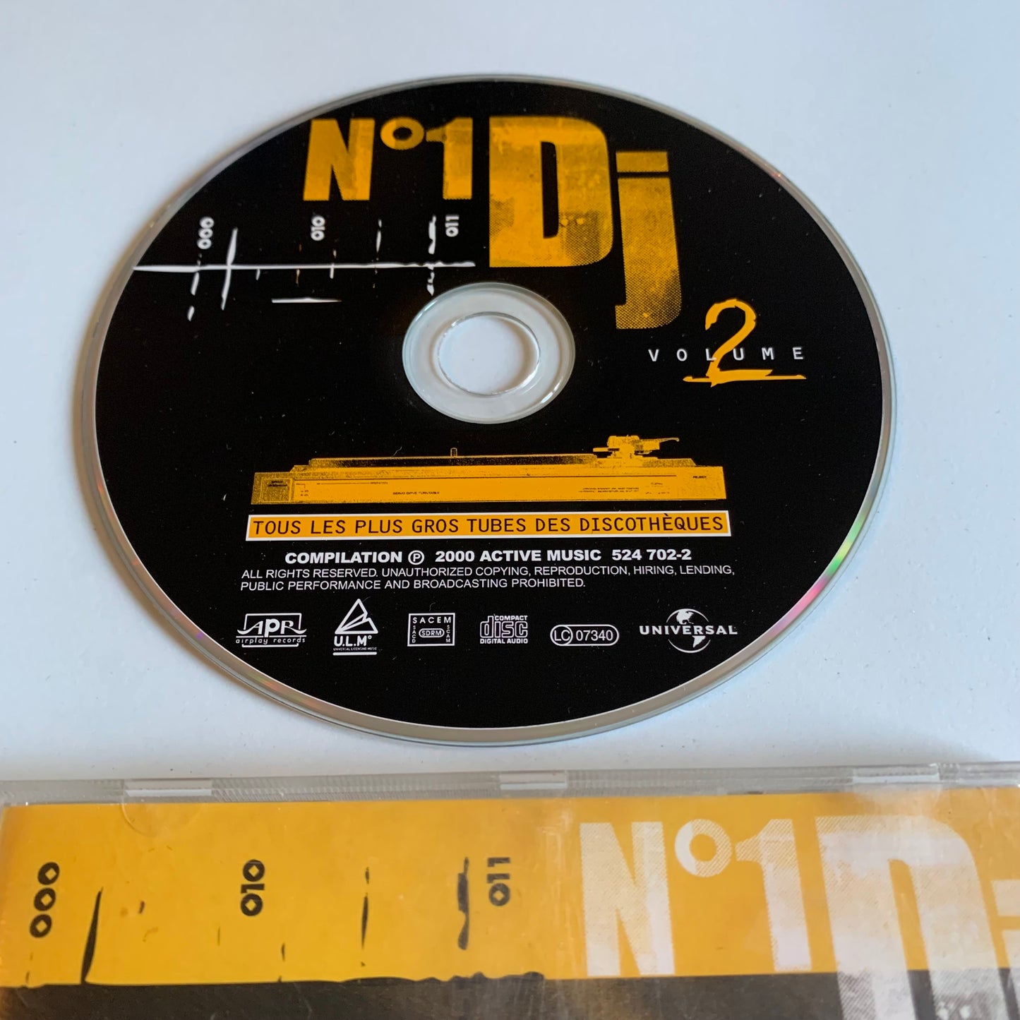 CD - Compilation - N°1 Dj Volume 2 - 2000 Occasion