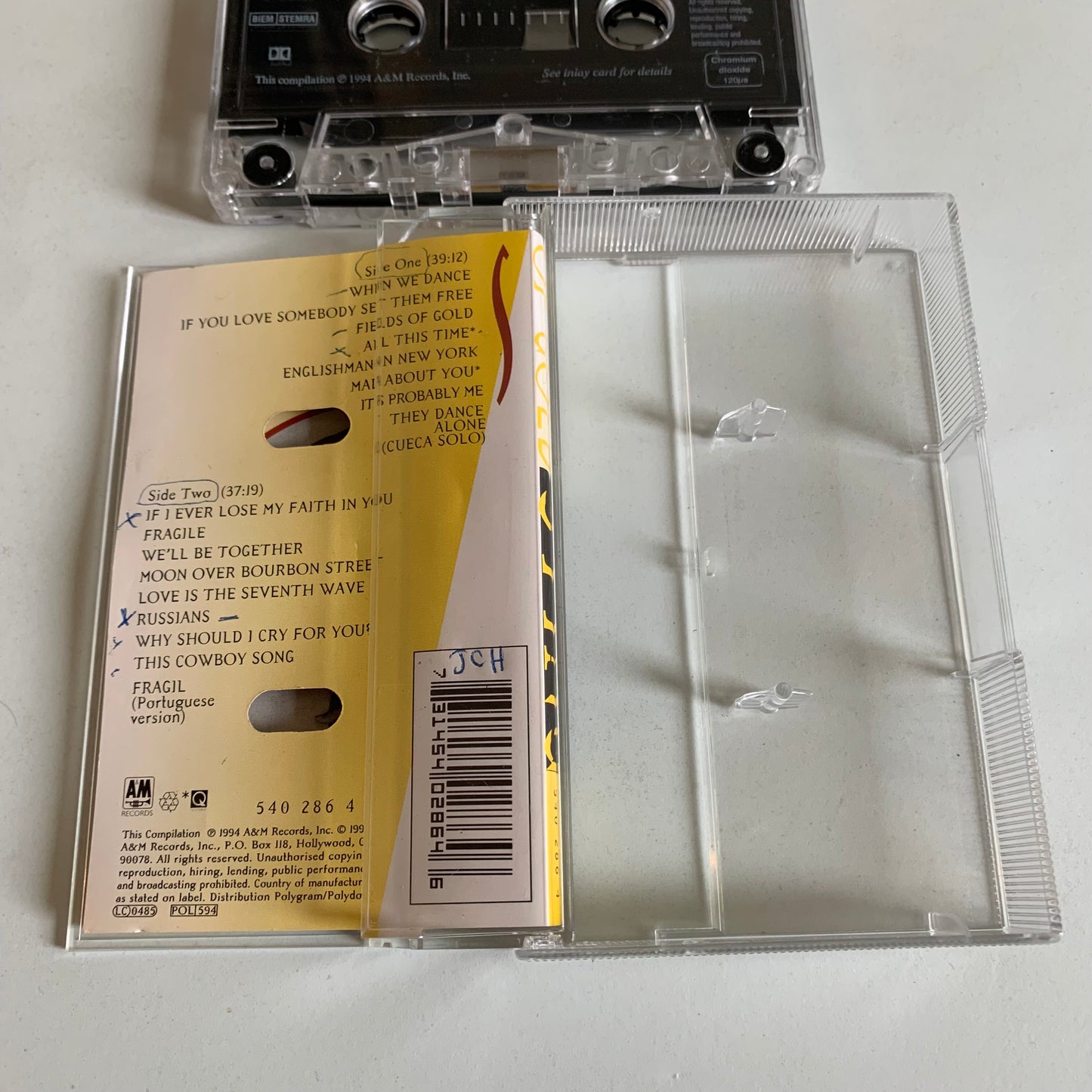 Sting - Fields Of Gold: The Best Of Sting 1984 - 1994 - Occasion