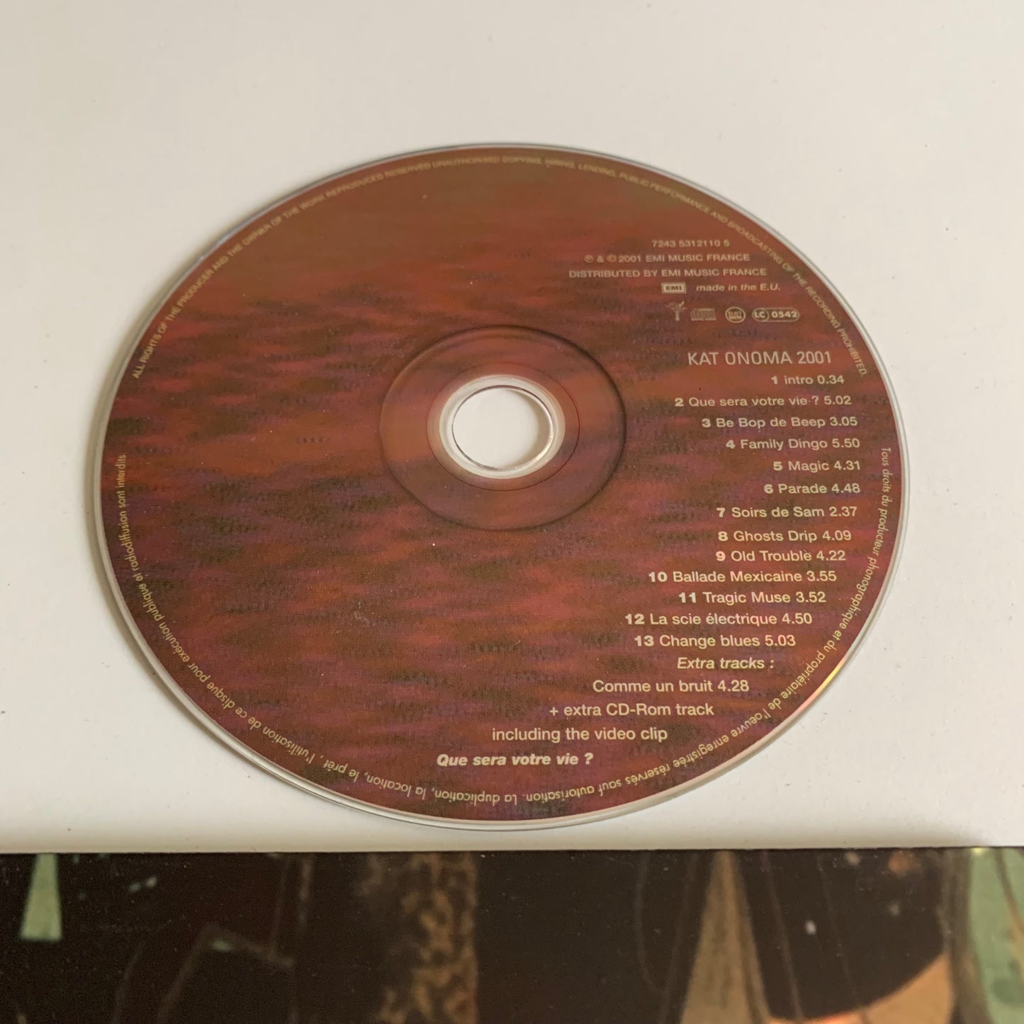 CD - Kat Onoma - 2001 Occasion