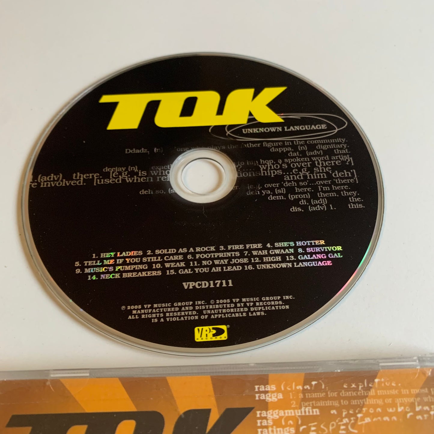 CD - T.O.K. - Unknown Language - 2005