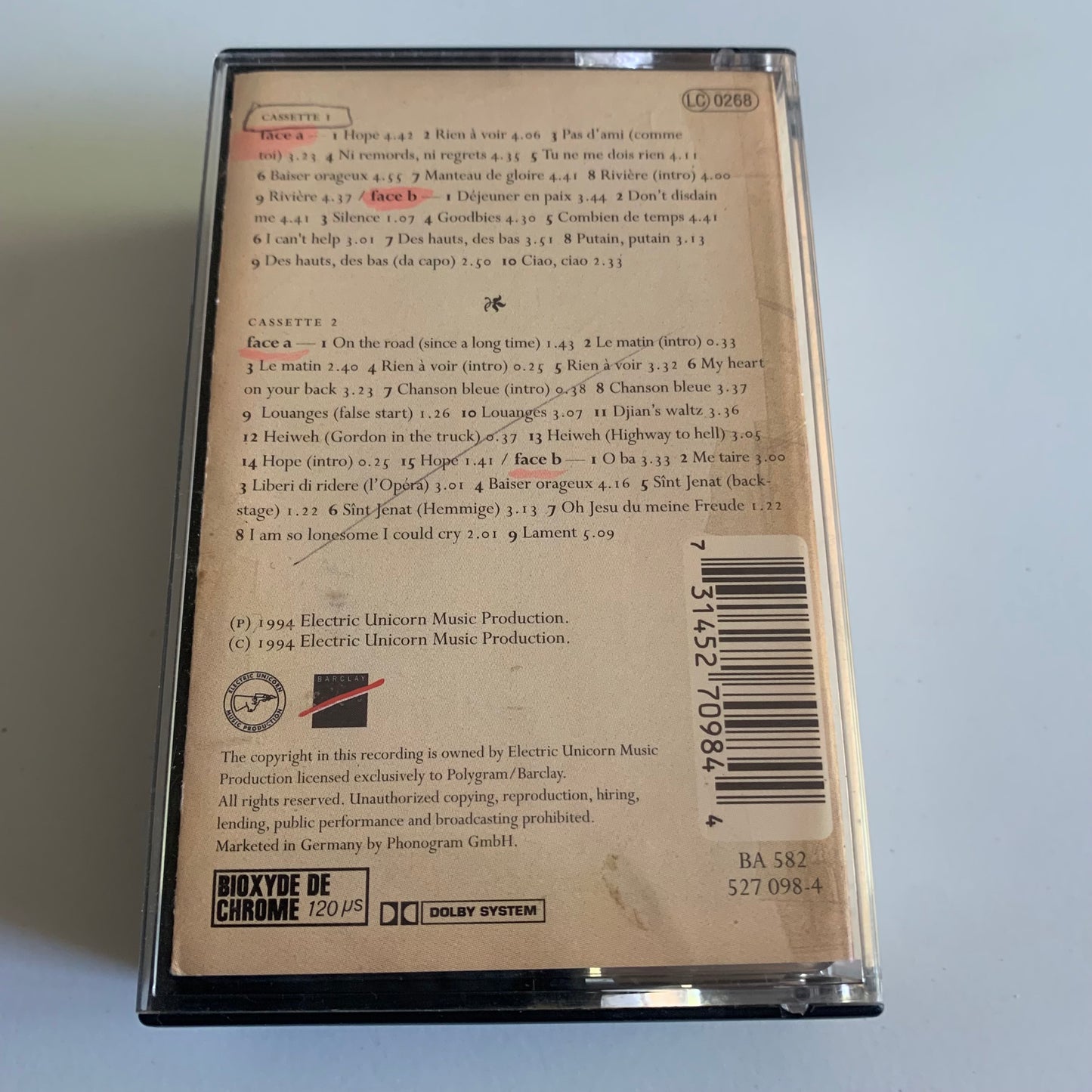 Stephan Eicher – Non Ci Badar Guarda E Passa - 1994 Occasion