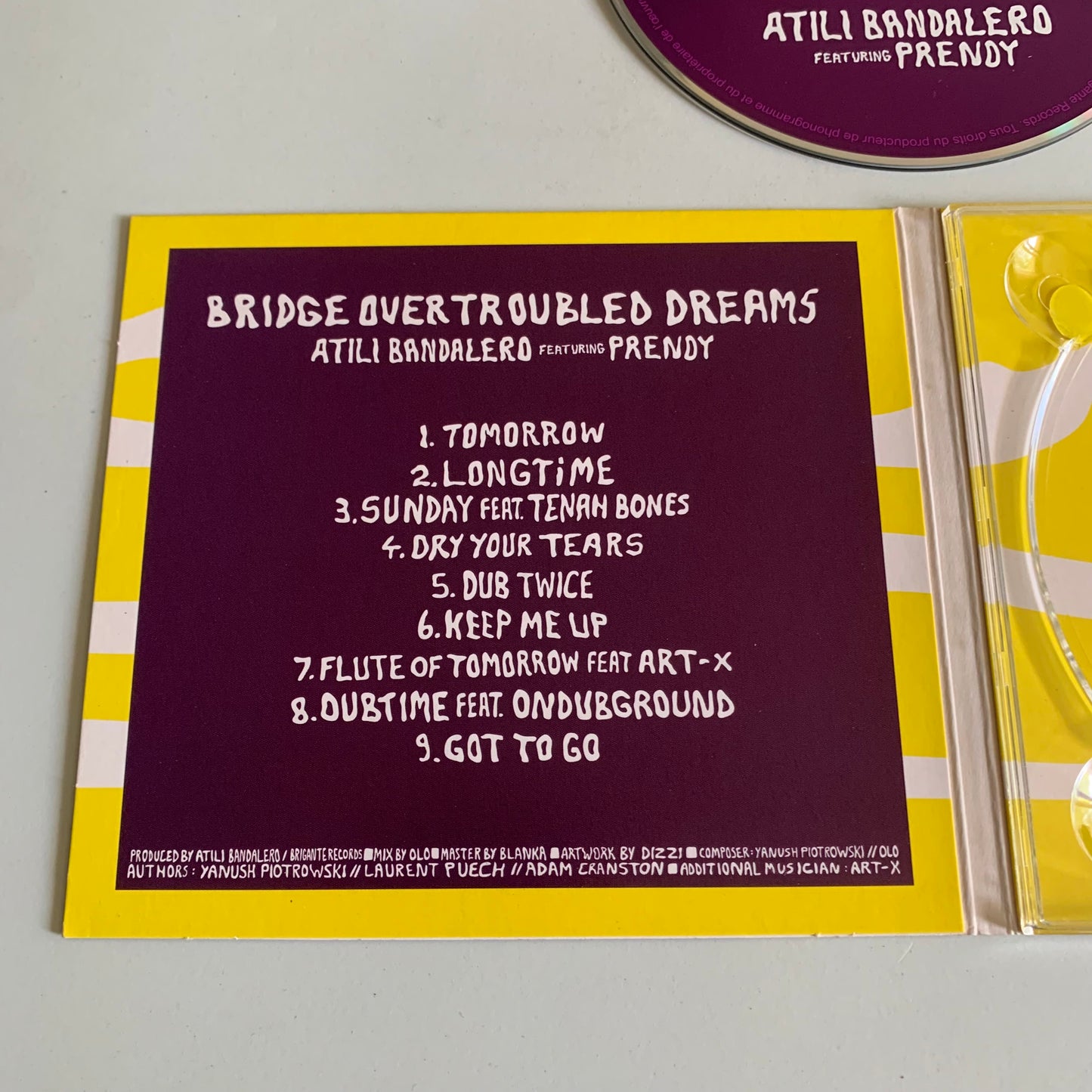 CD - Atili Bandalero - Prendy - Bridge Over Troubled Dreams - 2016  Occasion