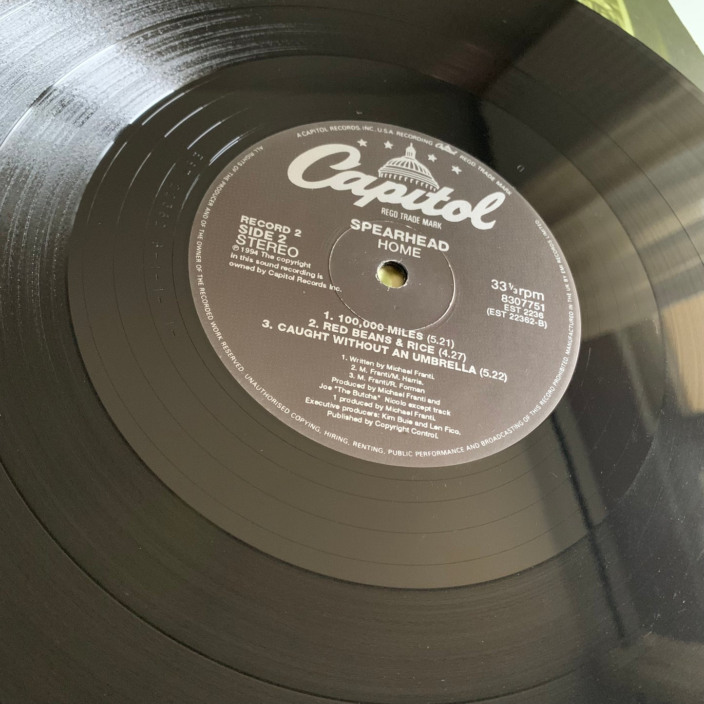 Spearhead - Home - Double LP 1994