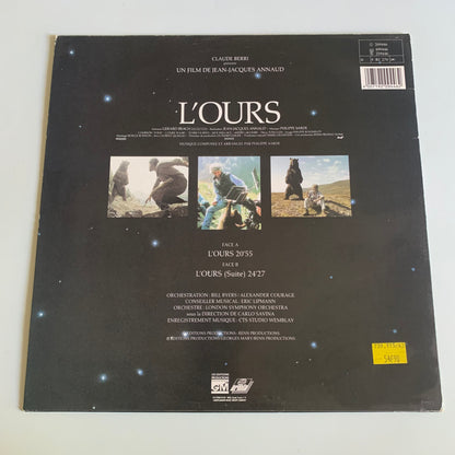 Philippe Sarde - L’ours - Bande Originale du Film - LP 1988 Occasion