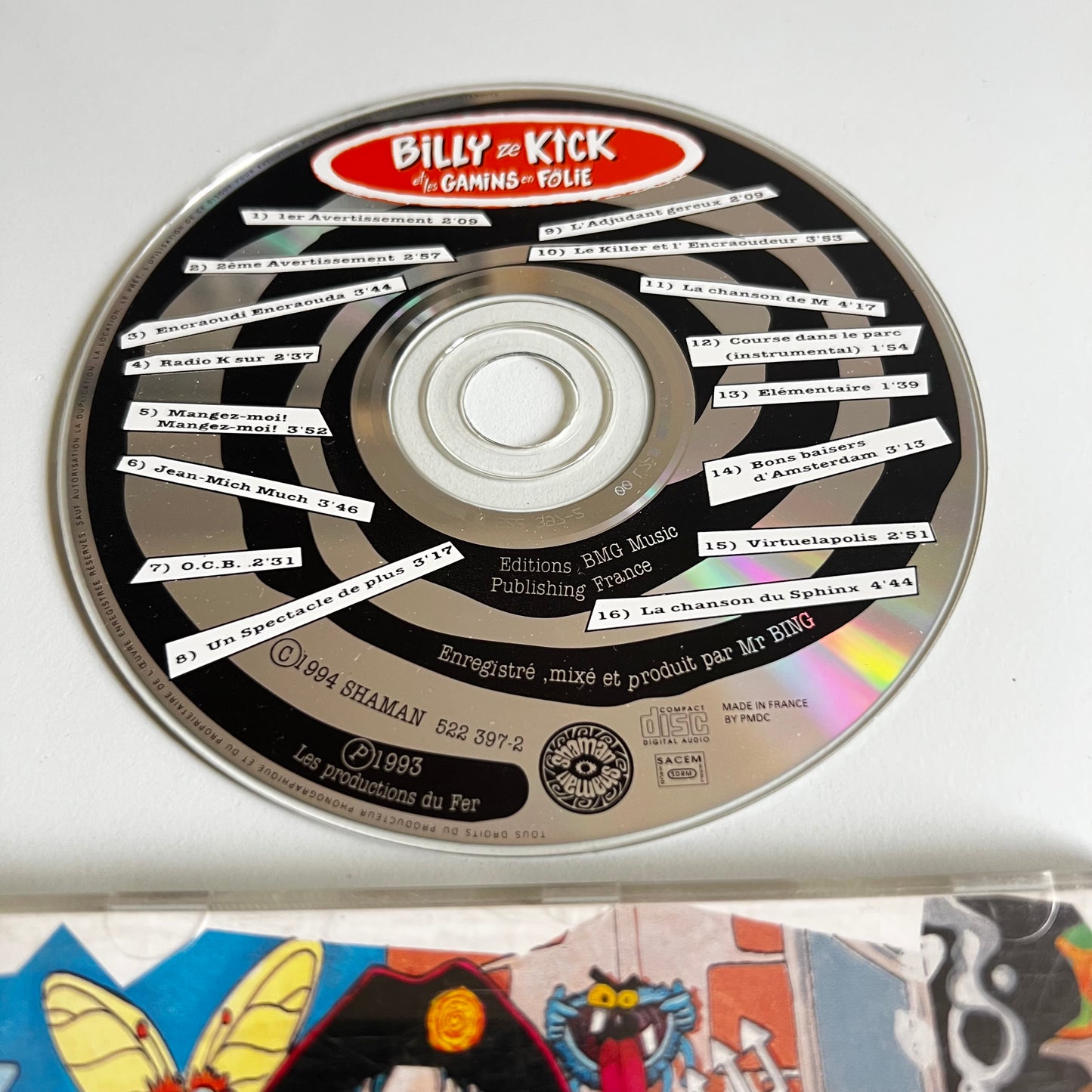 CD - Billy Ze Kick Et Les Gamins En Folie - 1994