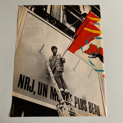 Affiche Originale Prince - Zénith 25 Août 1986 - Page de Magazine 30x23cm