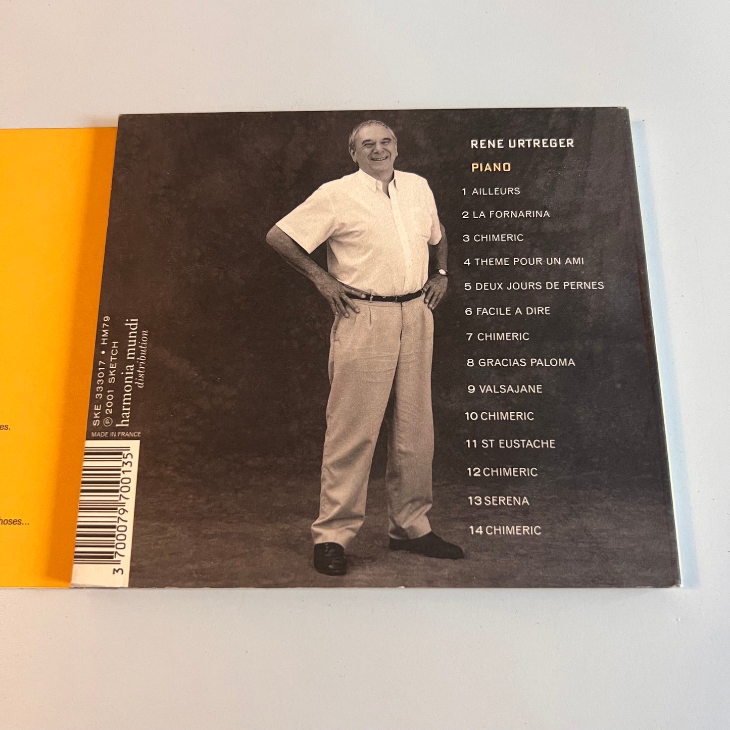 CD - Rene Urtreger - Onirica - 2001