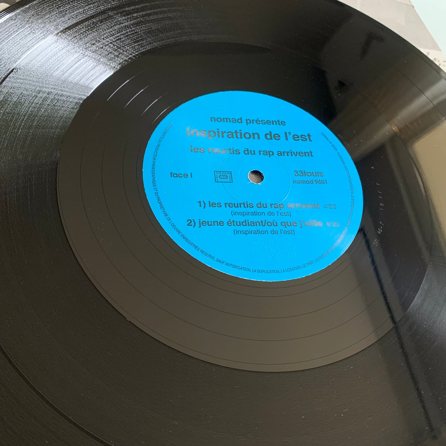 Inspiration De L' Est - Les Reurtis Du Rap Arrivent - 1996 Single Occasion