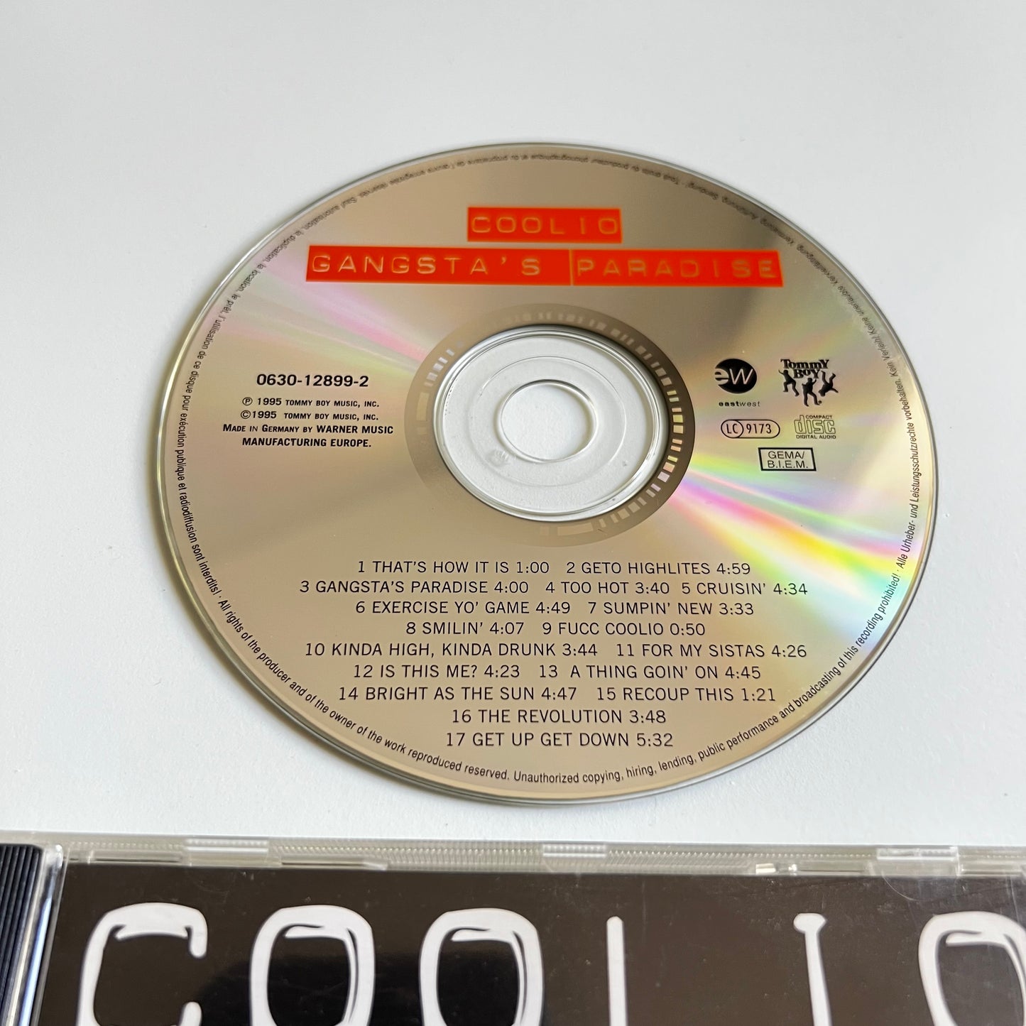 CD - Coolio - Gangsta's Paradise - 1998