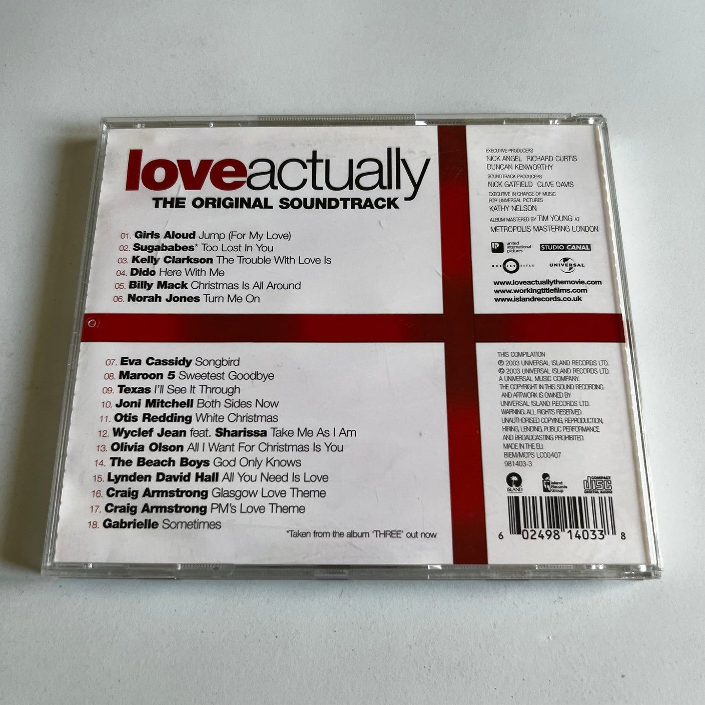 CD - Love Actually - The Original Soundtrack - 2003