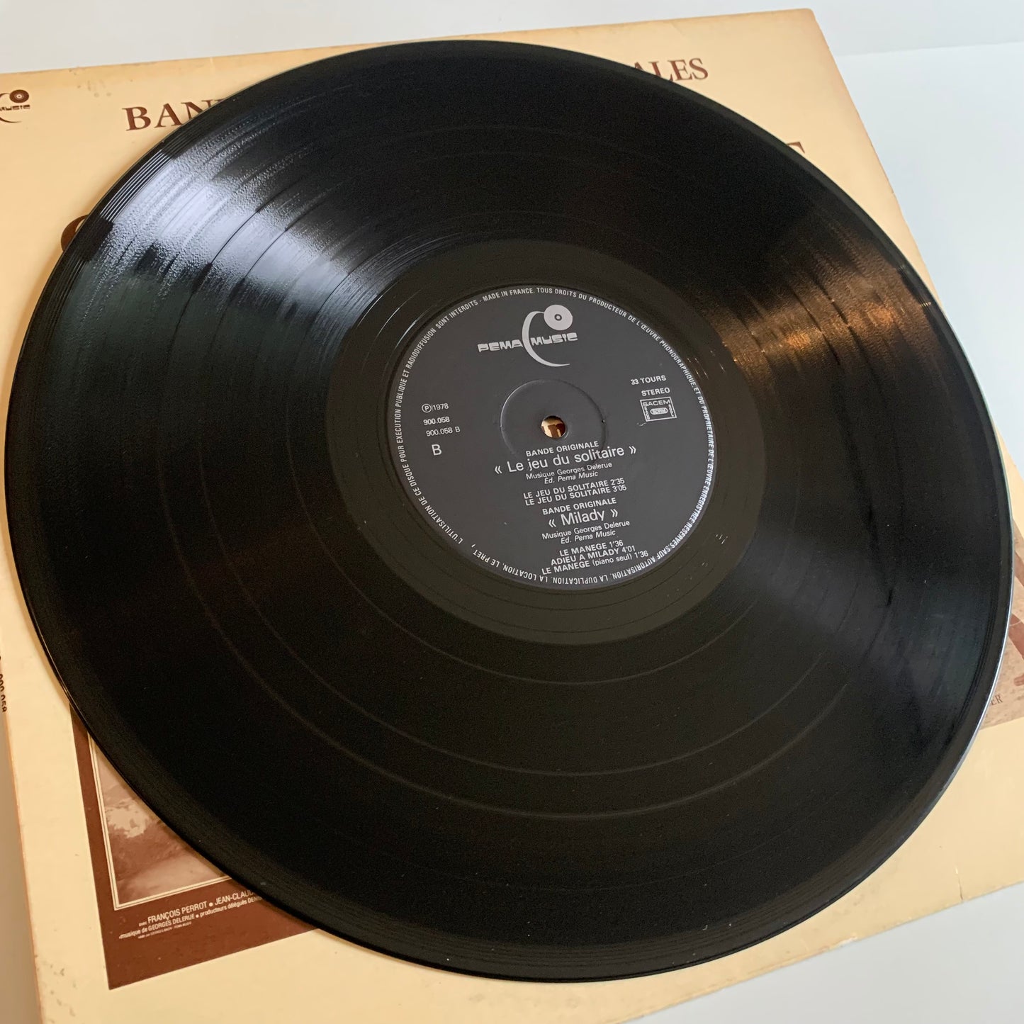 Georges Delerue - Bandes Sonores Originales: Va Voir Maman, Papa Travaille - Milady - Le Jeu Solitaire - LP 1978 Occasion