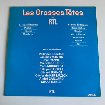 Les Grosses Têtes - Les Grosses Têtes De RTL Vol. 2 - 33 tours 1982 Occasion