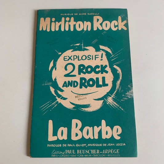 Partitions 2 Rock and Roll - Mirliton Rock - La Barbe