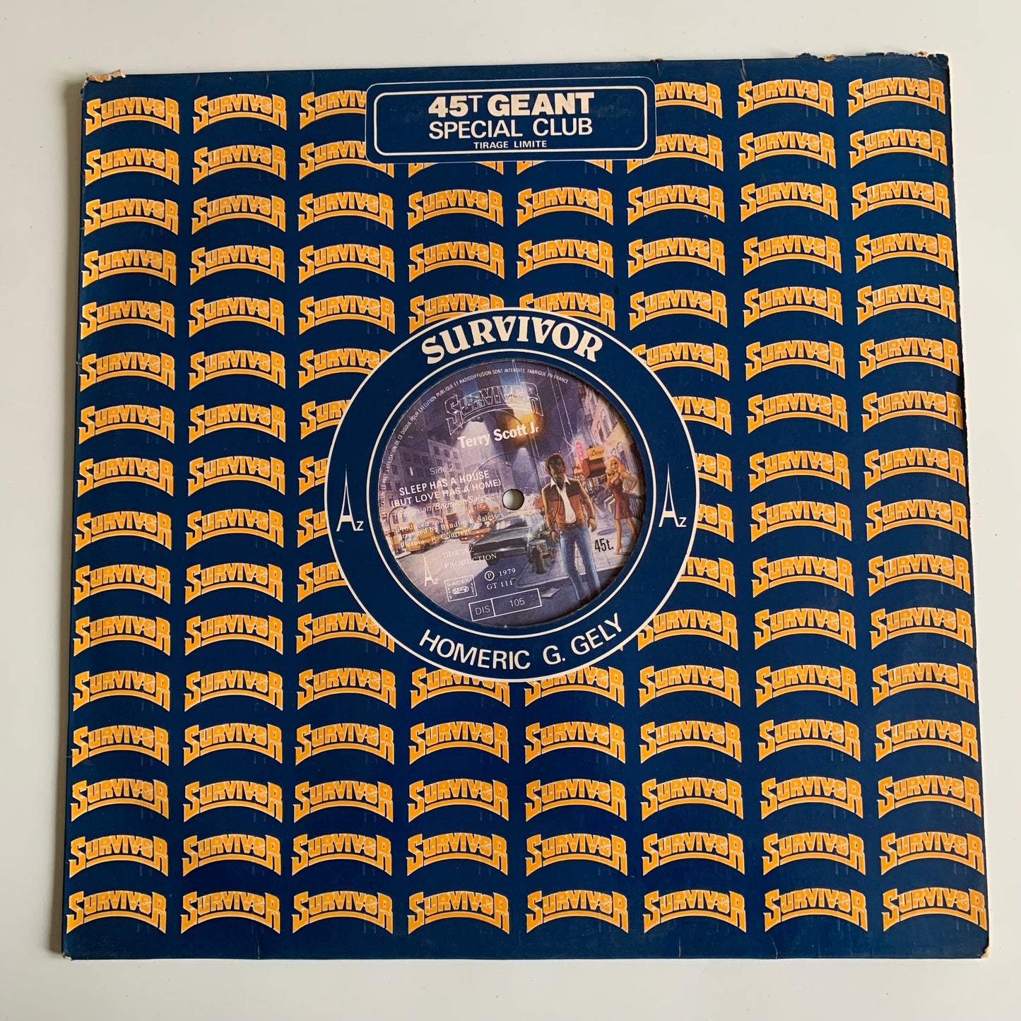 Terry Scott Jr. - Survivor - Single 1979