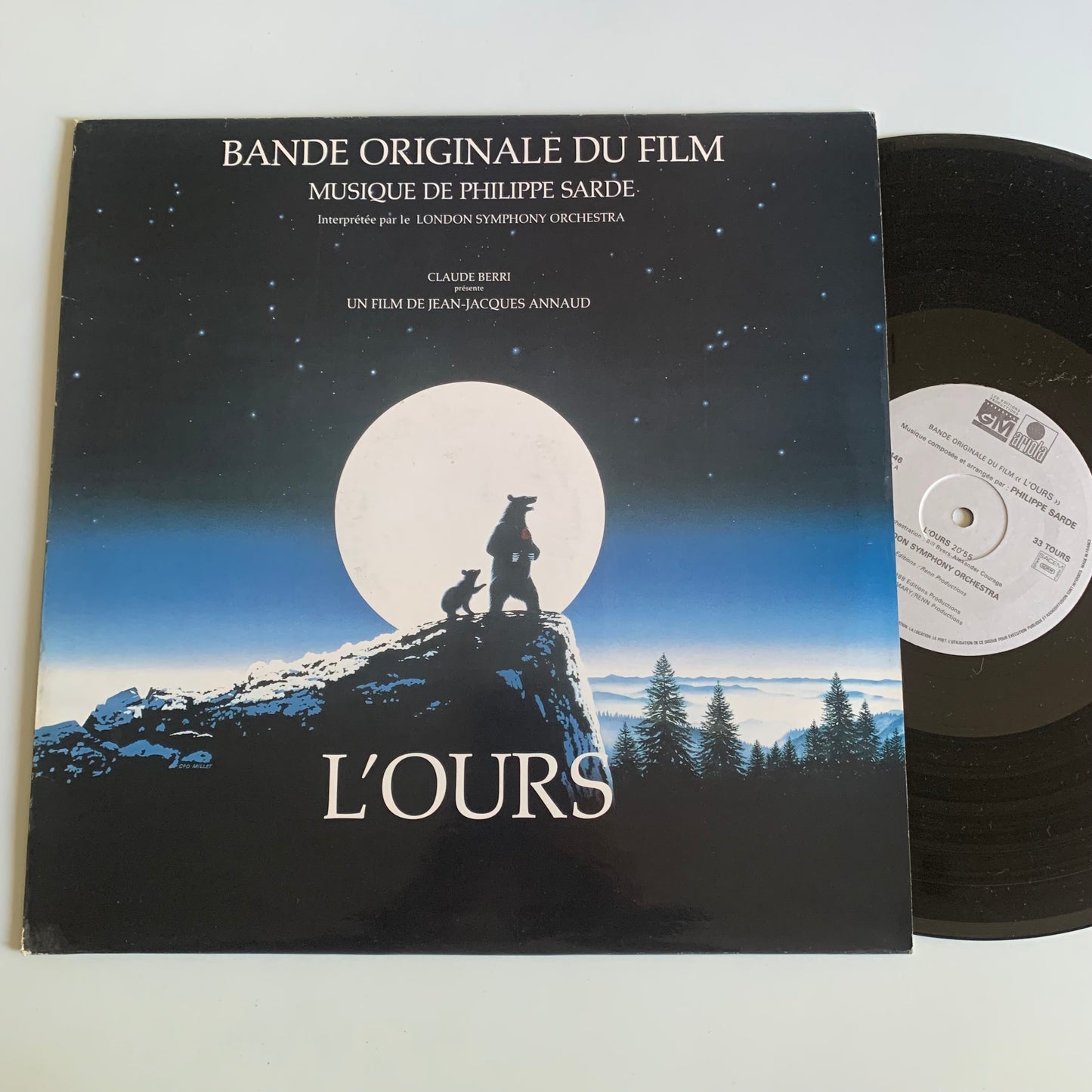 Philippe Sarde - L’ours - Bande Originale du Film - LP 1988 Occasion