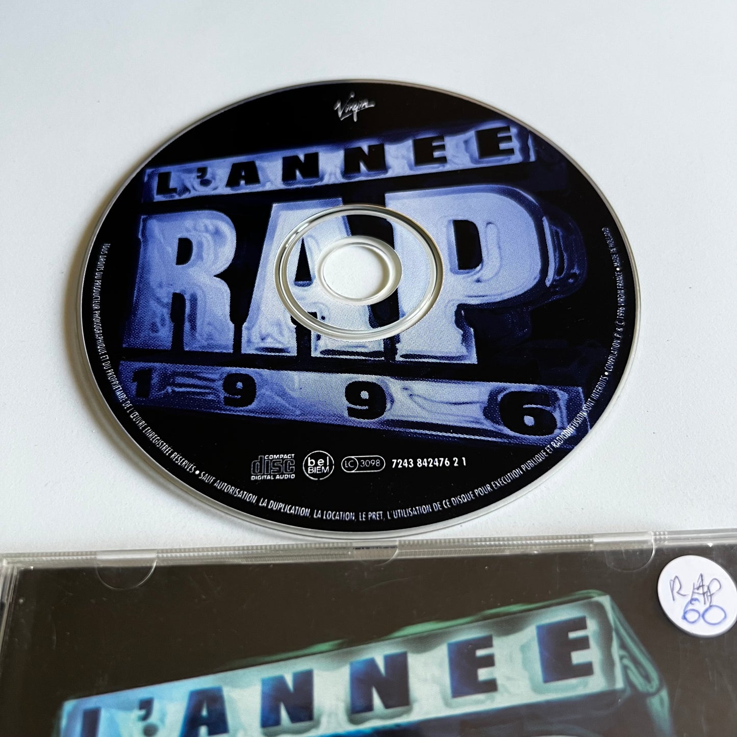 CD - Compilation - L'Année Rap 1996