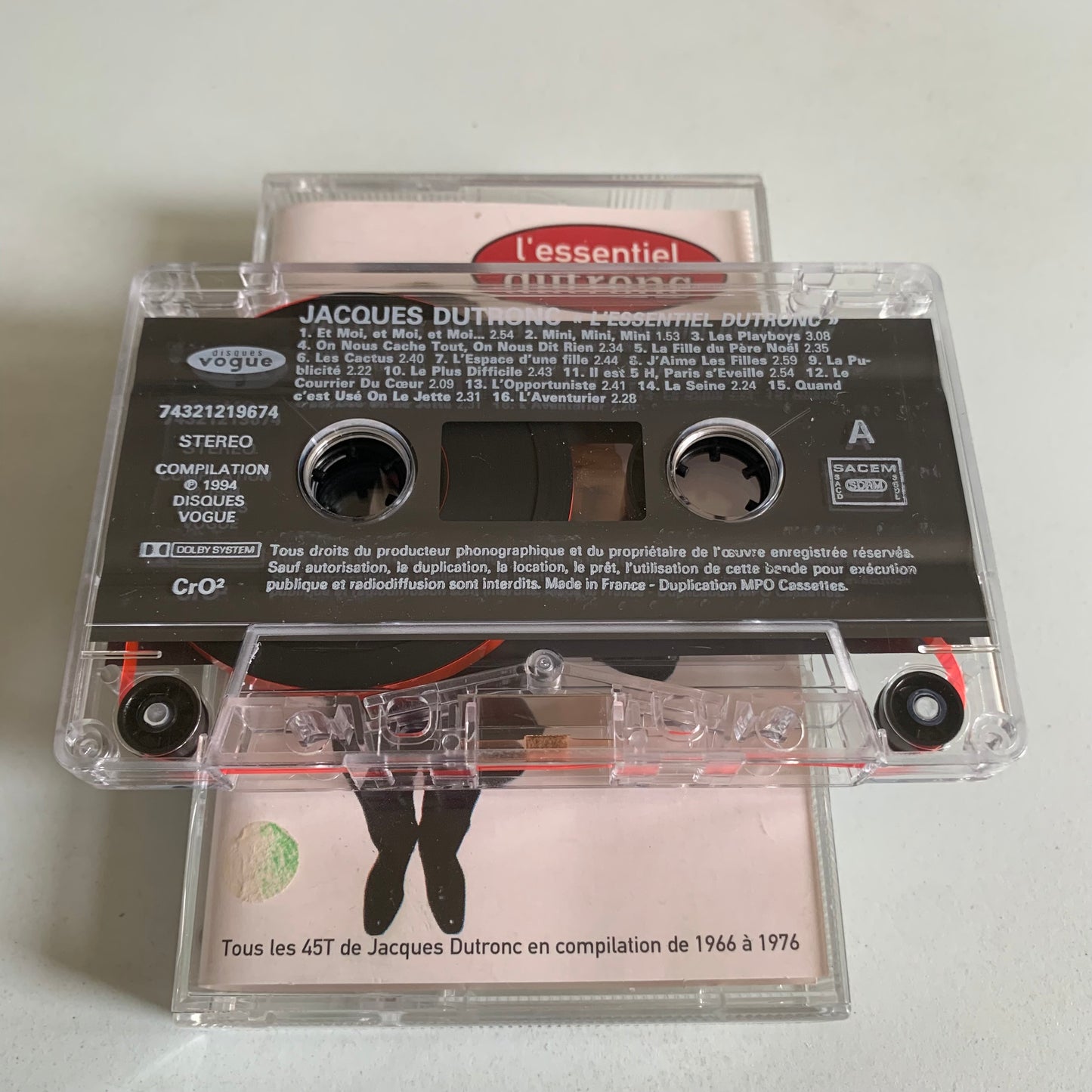 Jacques Dutronc - L'Essentiel Dutronc - 1994 Occasion