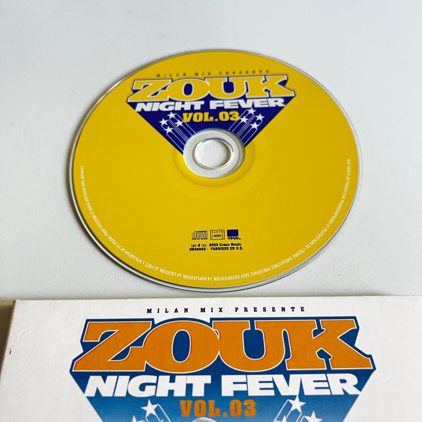 CD - Zouk Night Fever Vol. 03 - 2003