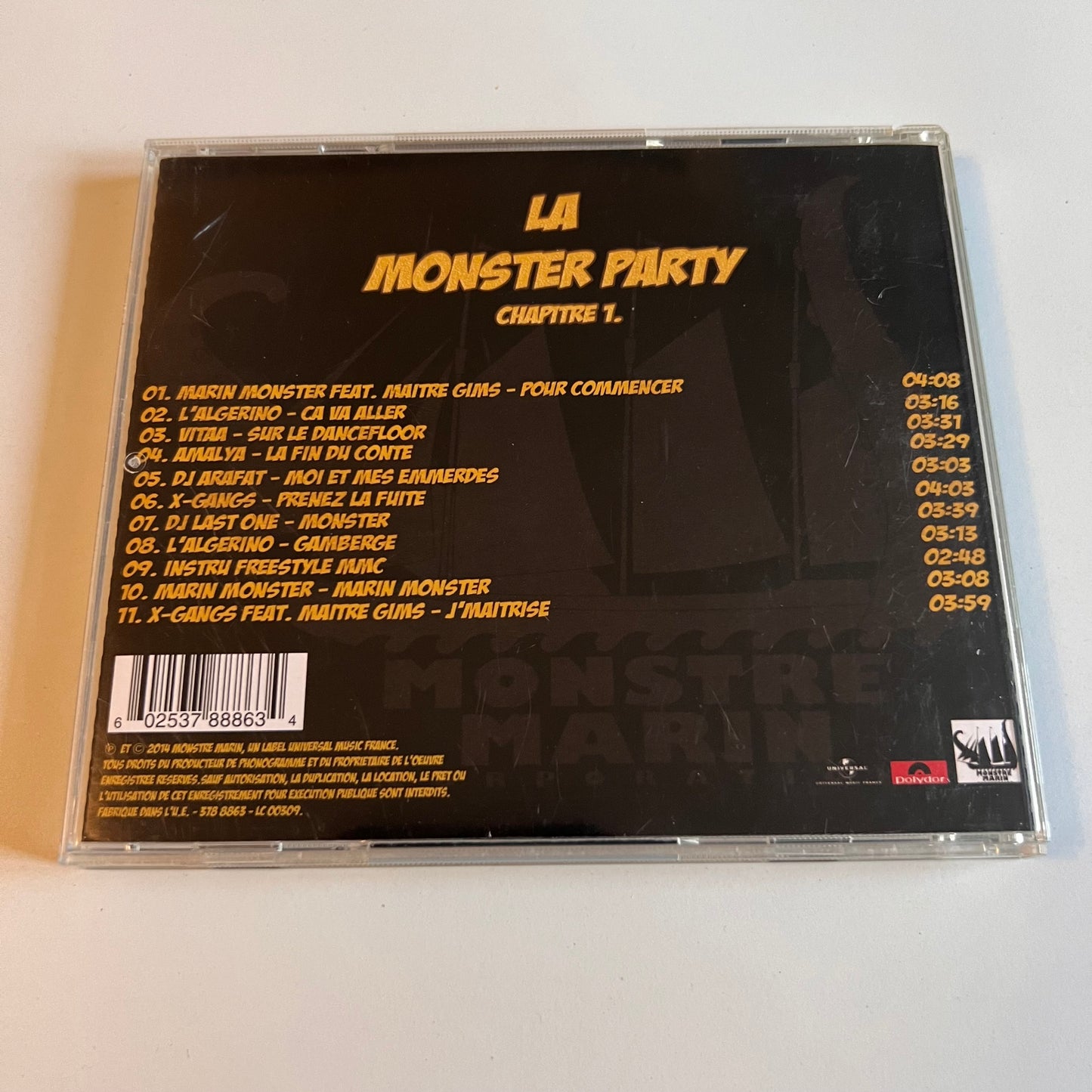 CD - Compilation - La Monster Party - Chapitre 1 - 2014