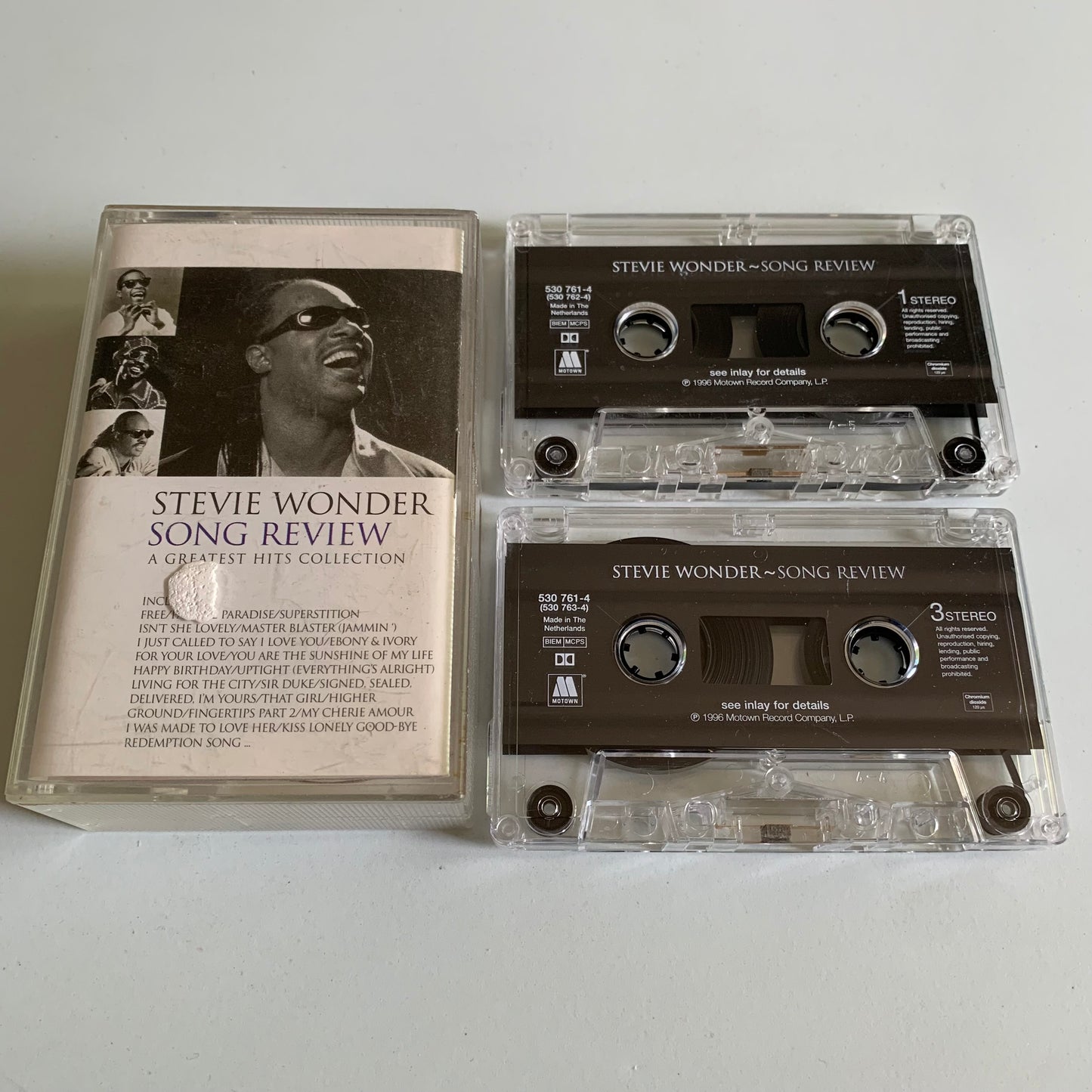 Stevie Wonder - Song Review / A Greatest Hits Collection - 1996 Occasion