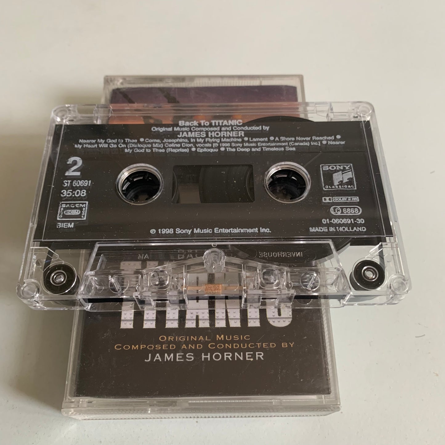 James Horner - Back To Titanic - 1998 Occasion