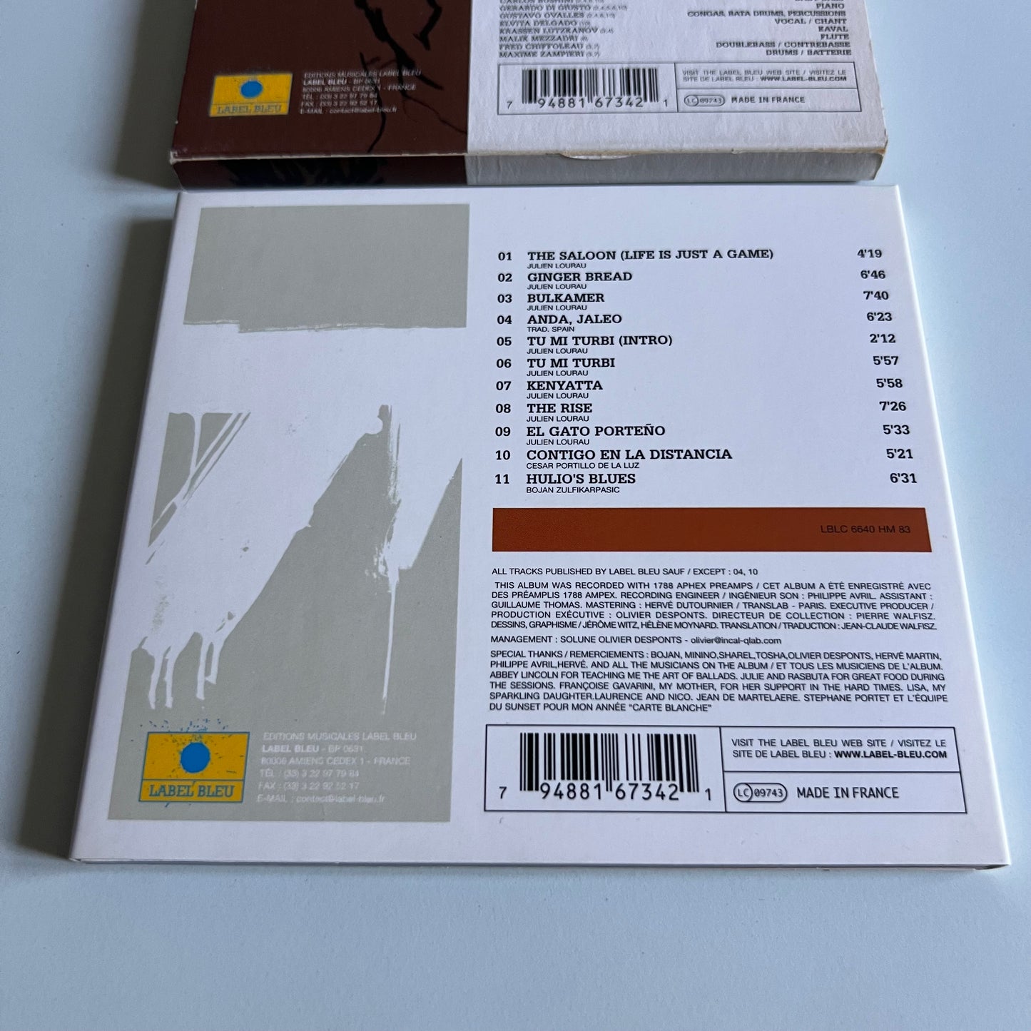 CD - Julien Lourau - The Rise - 2001